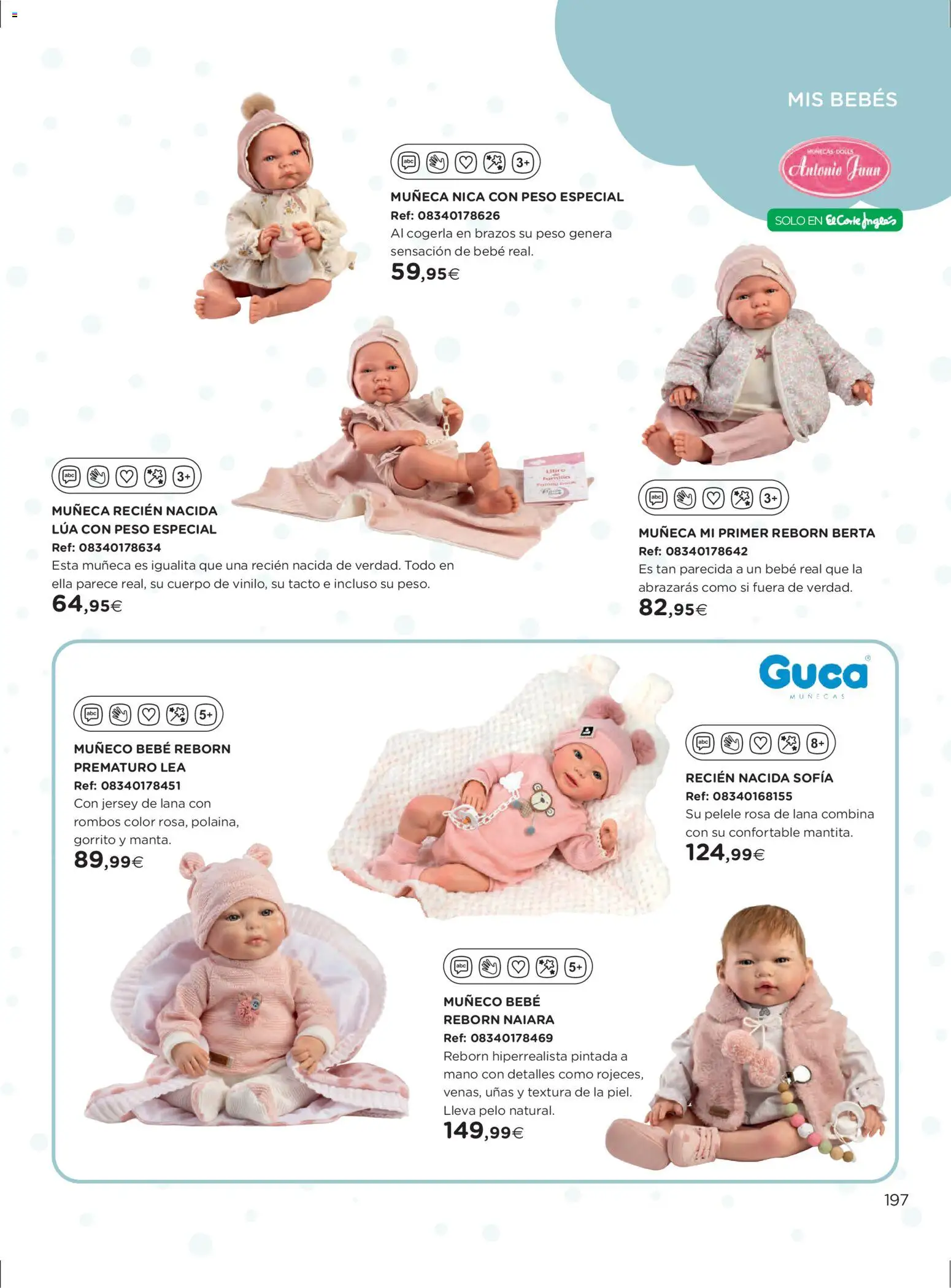 El Corte Inglés ofertas │ válido desde el 27.10.2025 | Página: 197 | Productos: Muñeca, Peso