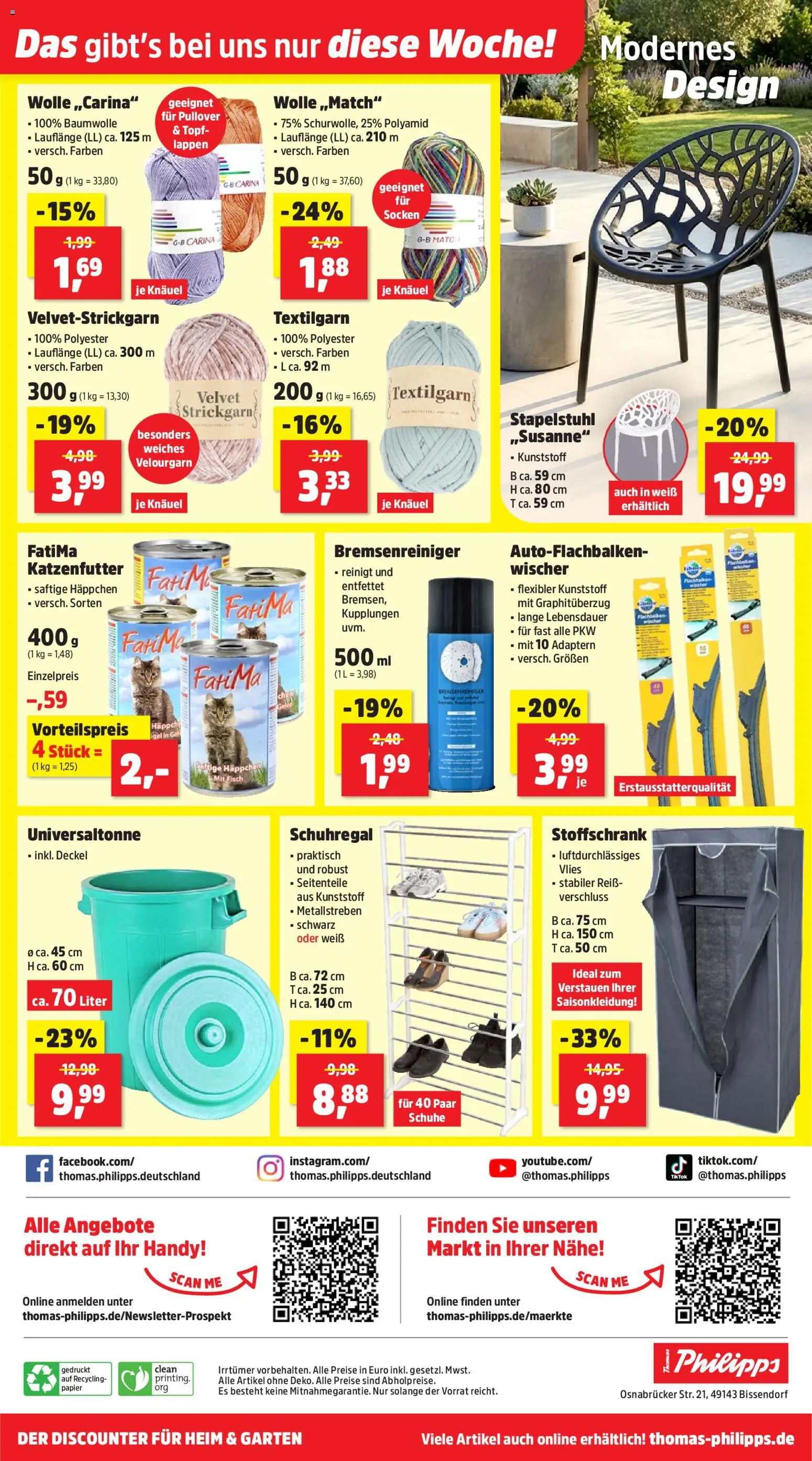 Thomas Philipps Prospekt – gültig ab 26.01.2026 | Seite: 9 | Produkte: Katzenfutter, Schuhregal, Fisch, Pullover