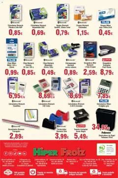 Froiz Vuelta al Cole │ válido desde el 25.08.2025 | Página: 16 | Productos: Calculadora, Caja