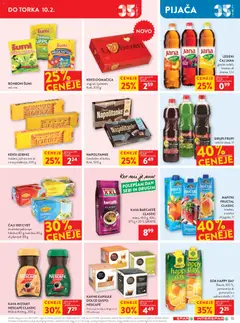 Spar katalog akcije – veljaven od 04.02.2026 | Stran: 23 | Izdelki: Napolitanke, Kavne kapsule, Sok, Breskev