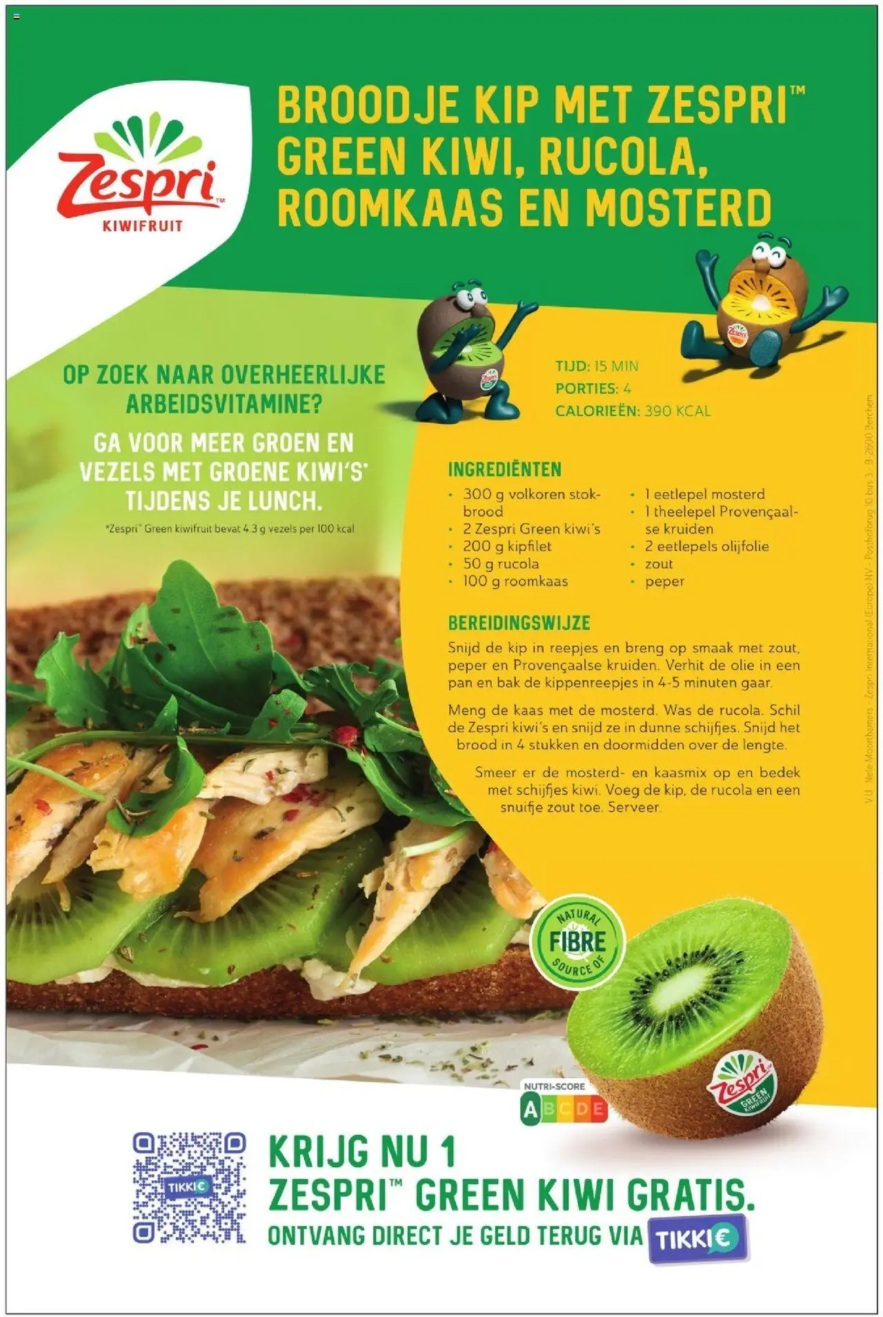 {H1} | Pagina: 4 | Producten: Brood, Kiwi, Olijfolie, Was