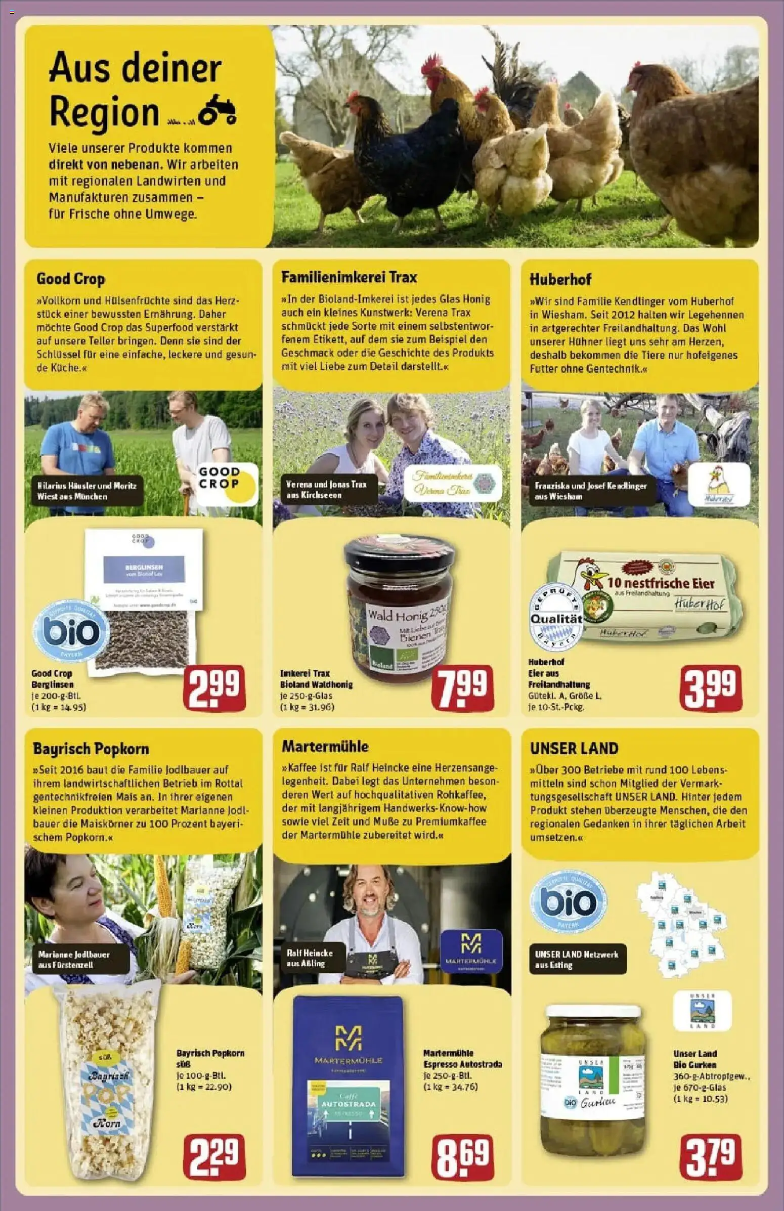 Rewe prospekt Haar	 – gültig ab 10.11.2025 | Seite: 2 | Produkte: Eier, Kaffee, Gurken