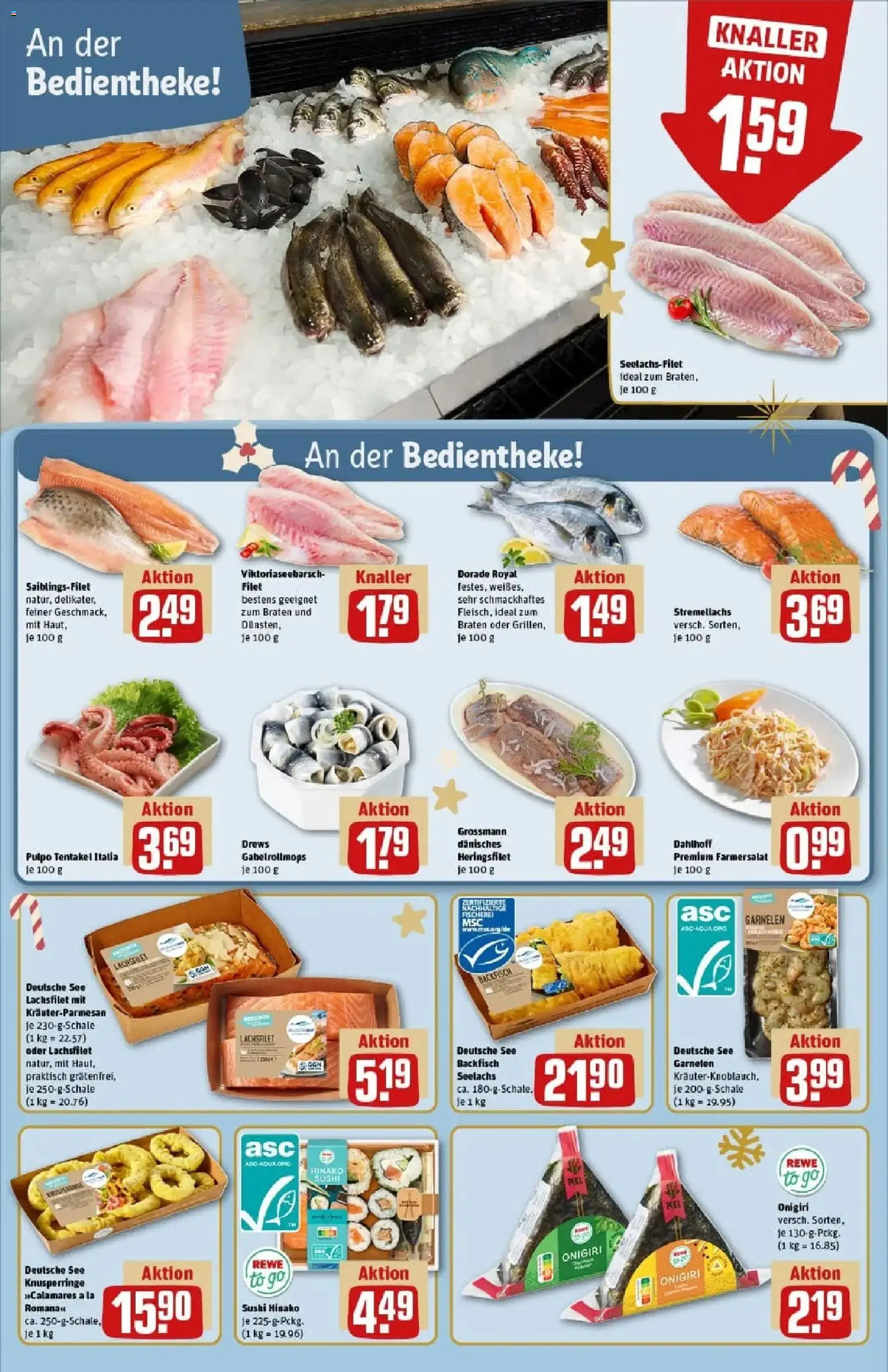 Rewe prospekt Hamburg	 – gültig ab 23.11.2025 | Seite: 9 | Produkte: Dorade, Garnelen