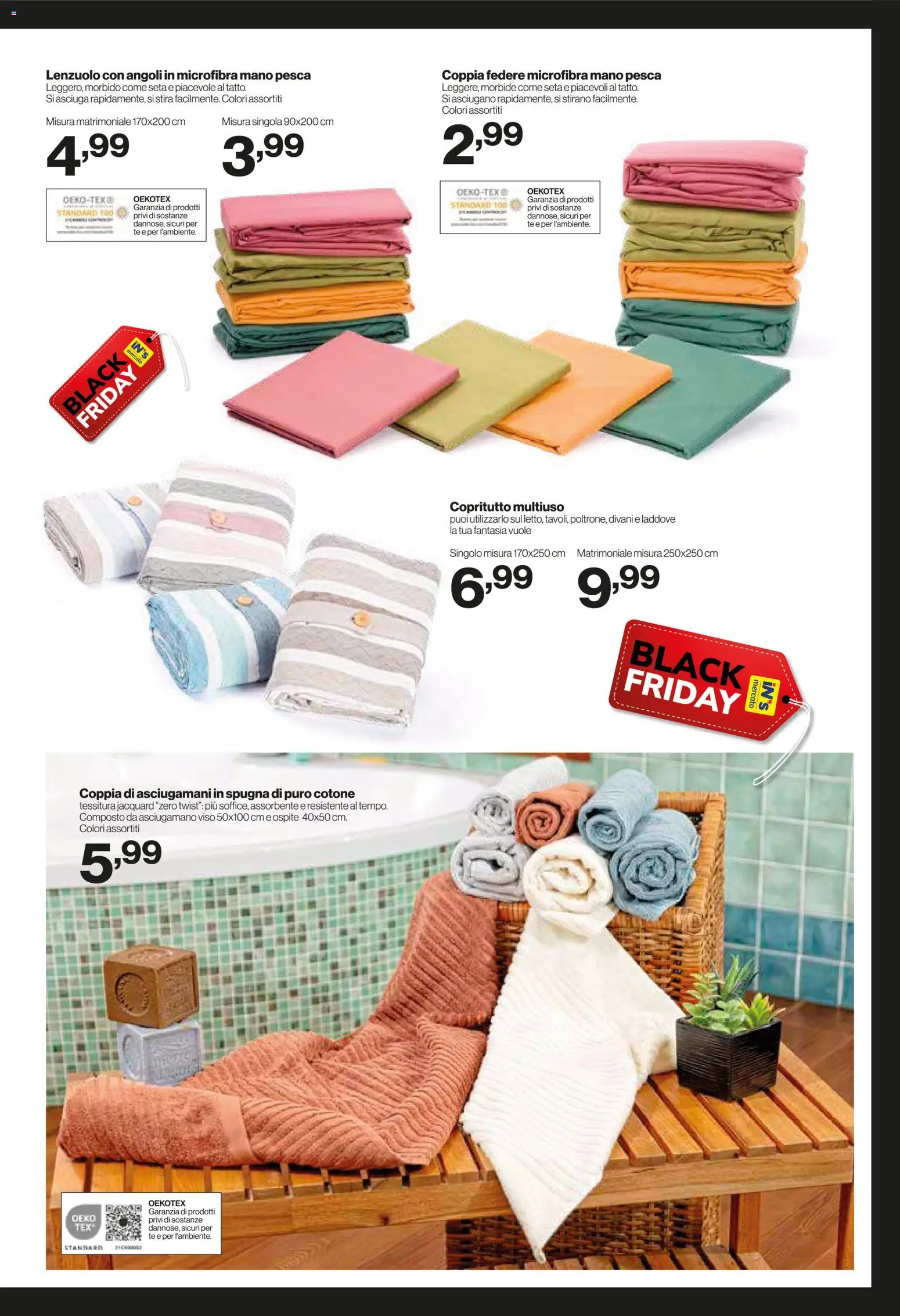 Volantino IN's del 19.11.2025 | Pagina: 3 | Prodotti: Spugna, Tè, Pesca, Asciugamano
