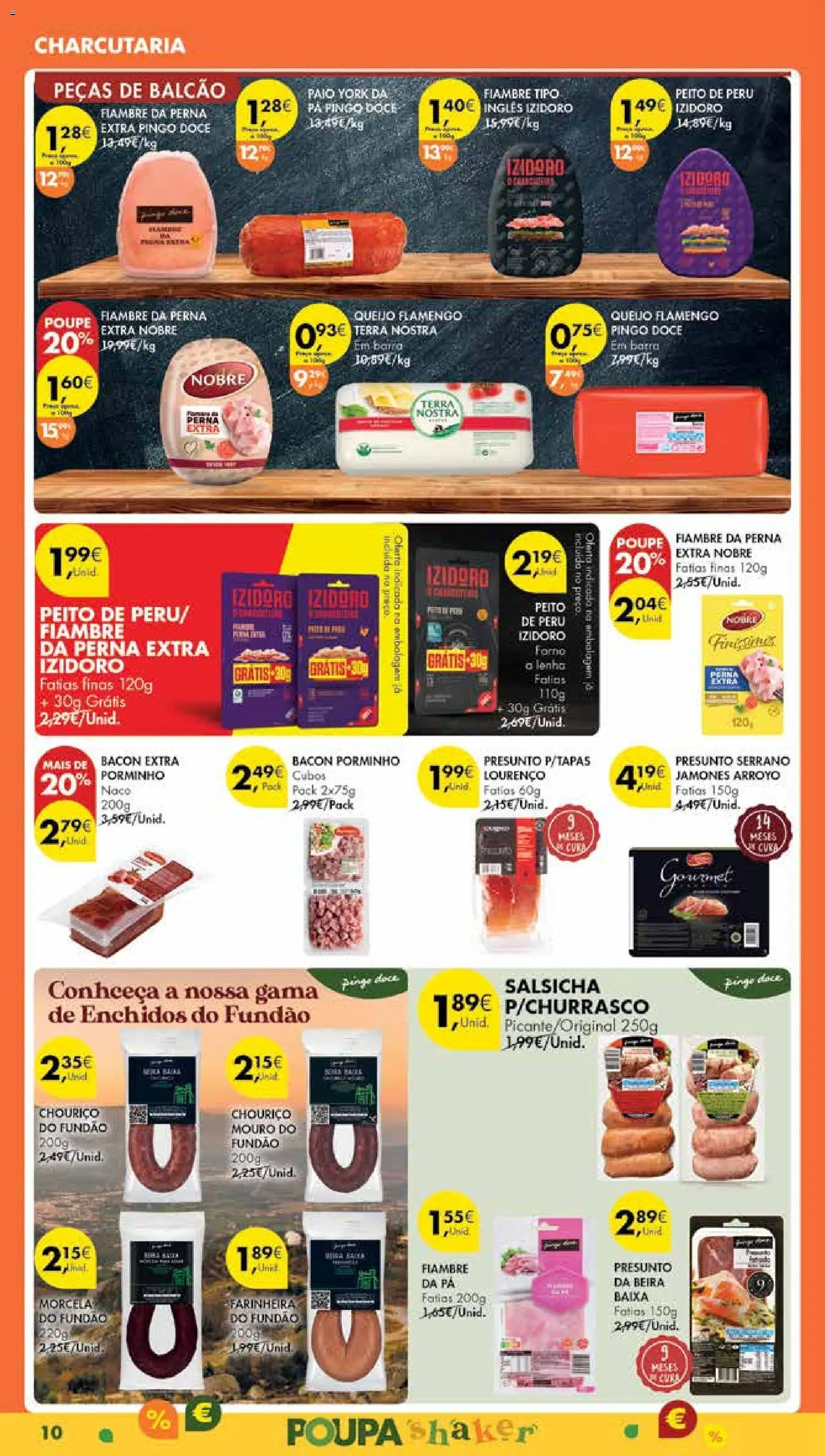 Pingo Doce Poupe Esta Semana Madeira │ válido de 28.10.2025 | Página: 10 | Produtos: Forno, Bacon, Peru, Chouriço