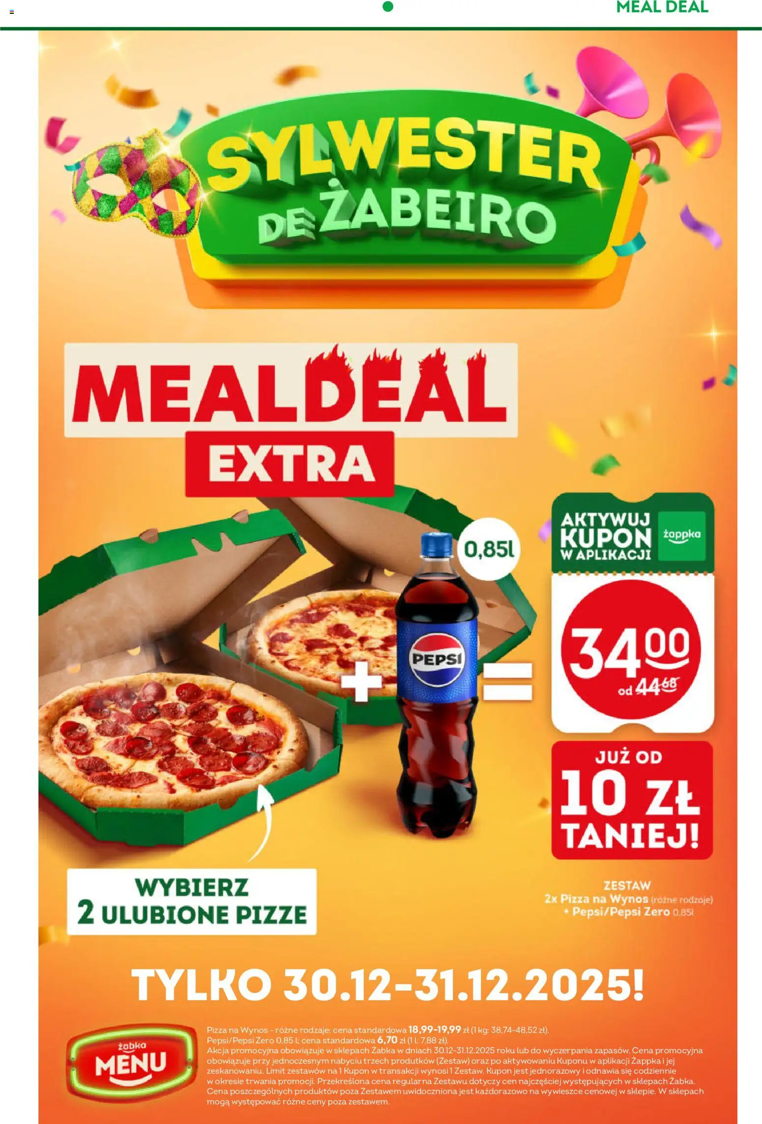 Żabka Gazetka od 30.12.2025 | Strona: 5 | Produkty: Pepsi, Pizza