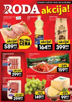 Roda katalog - pregled Roda kataloga - važi od 18.09.2025
