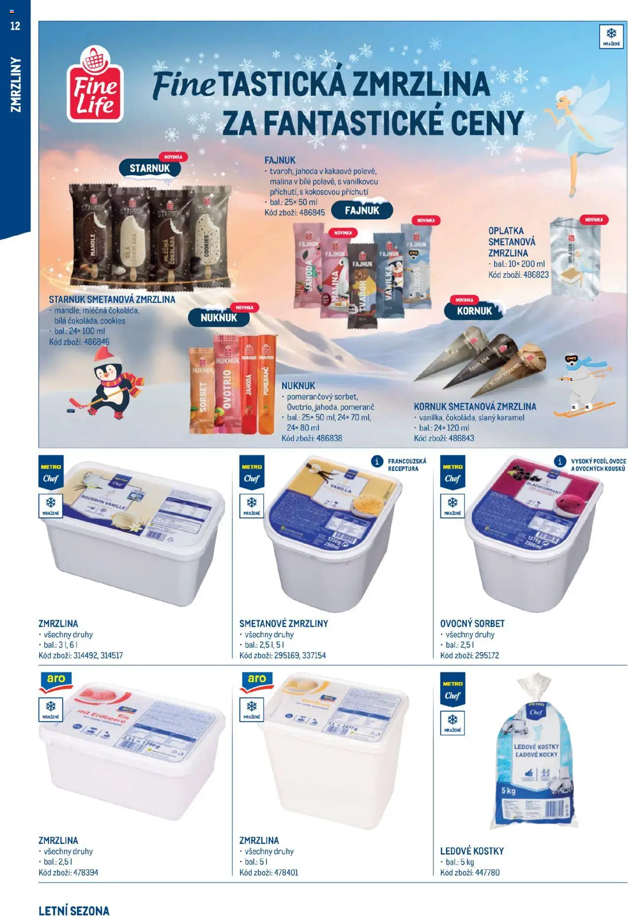 Makro leták - Letní sezona od 17.07.2025 | Strana: 12 | Produkty: Slaný karamel, Bourbon, Cookies, Zmrzlina