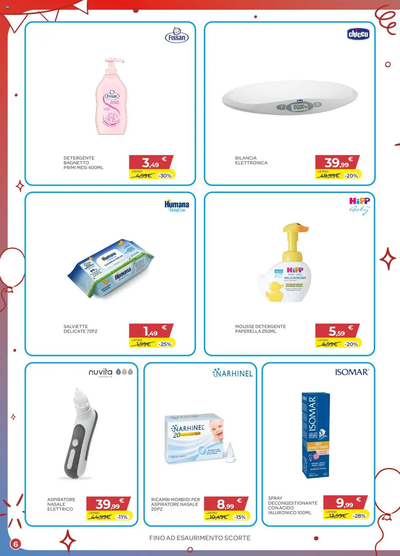 Volantino Bimbo store del 03.10.2025 | Pagina: 6 | Prodotti: Detergente, Bagnetto, Bilancia