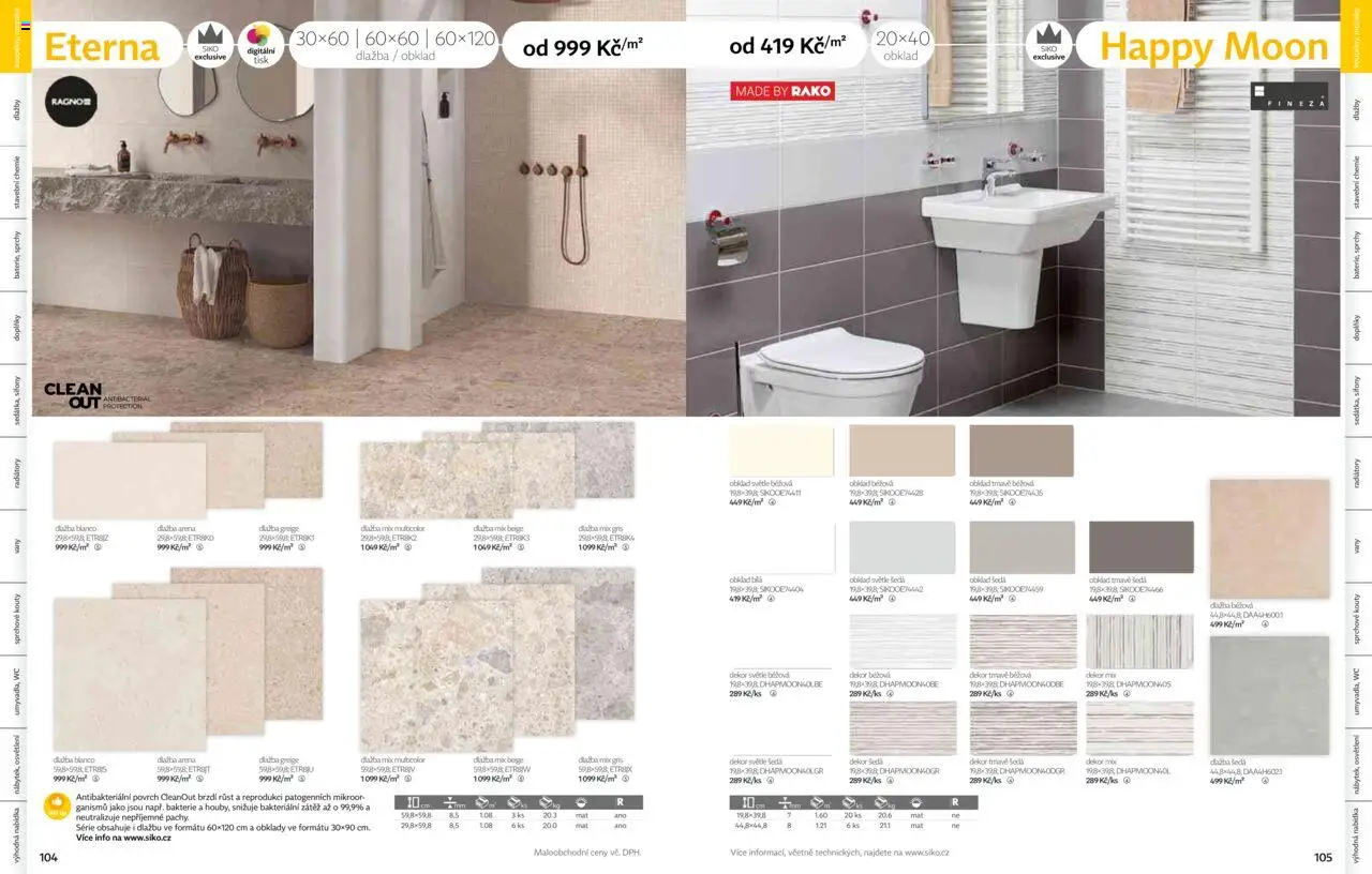Siko koupelny katalog Koupelny 2025/2026 od 14.10.2025 | Strana: 53 | Produkty: Dlažba, Wc