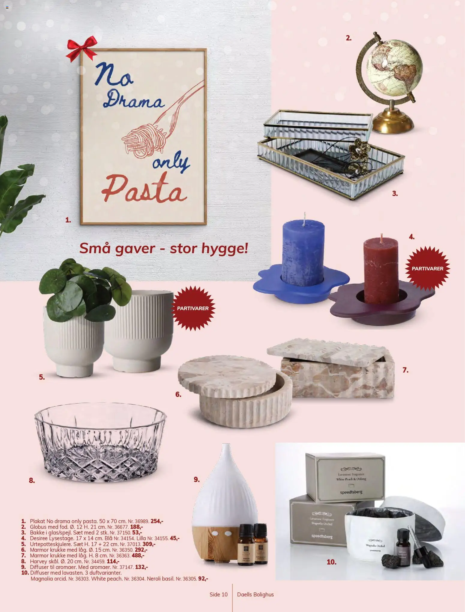 Daells Bolighus tilbudsavis – gyldig fra 24.12.2025 | Side: 10 | Produkter: Pasta, Krukke, Plakat