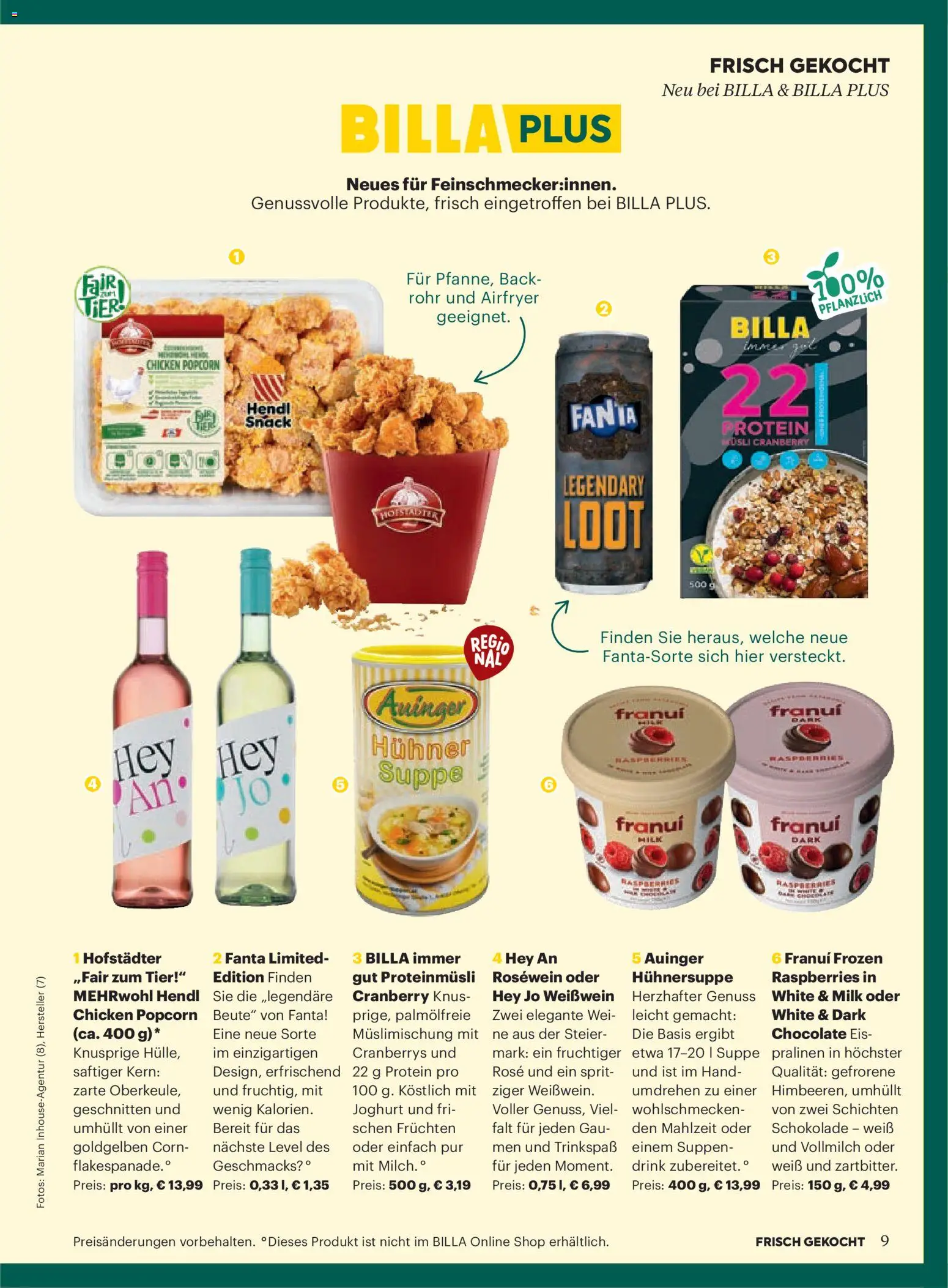 Billa  Frisch Gekocht gültig ab 01.03.2026 | Seite: 7 | Produkte: Eis, Häränliha, Joghurt, Schokolade