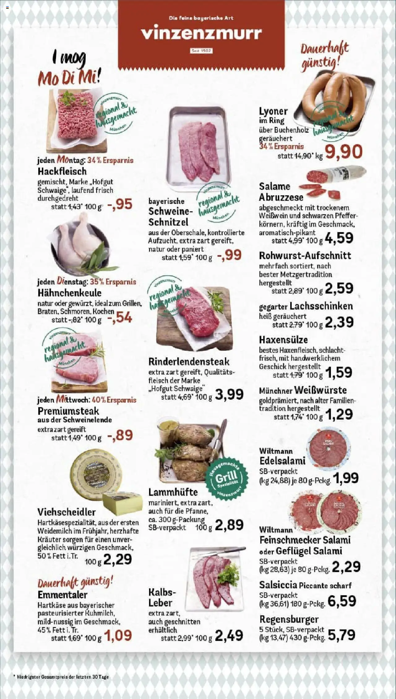 Rewe prospekt Kirchseeon	 – gültig ab 01.09.2025 | Seite: 6 | Produkte: Weißwein, Pfeffer, Salami, Hackfleisch