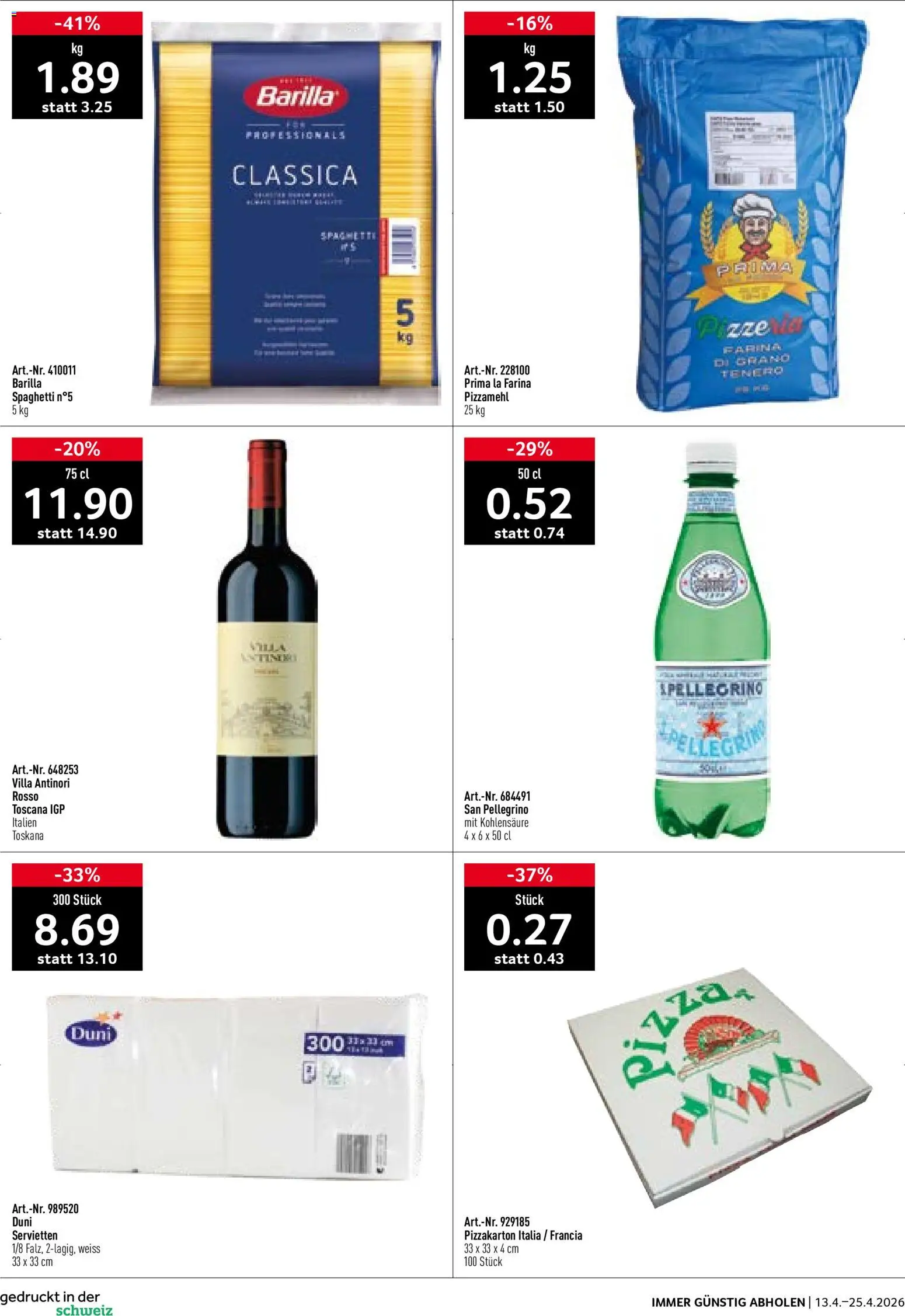 Prodega aktionen Italien – gültig ab 13.04.2026 | Seite: 20 | Produkte: Barilla