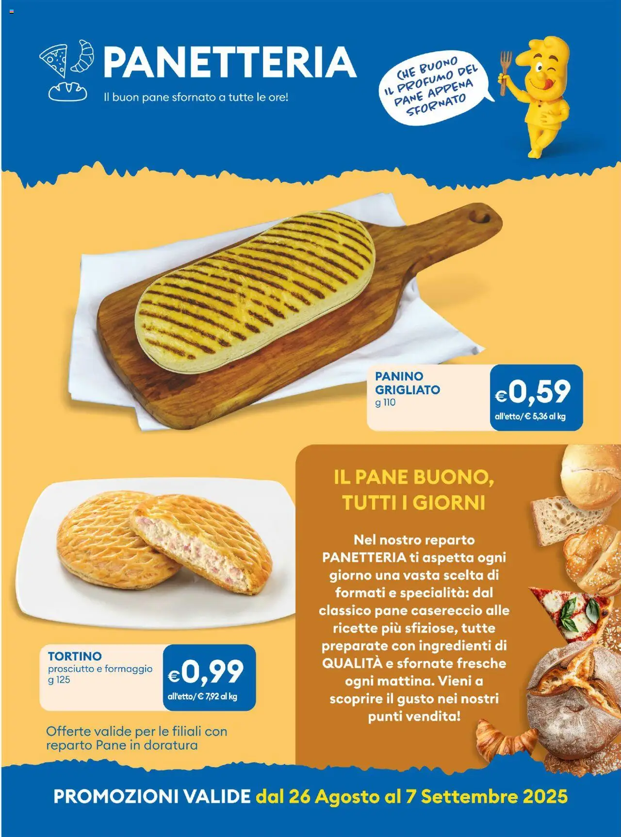 Volantino MD Discount del 26.08.2025 | Pagina: 12 | Prodotti: Pane, Formaggio, Prosciutto, Profumo