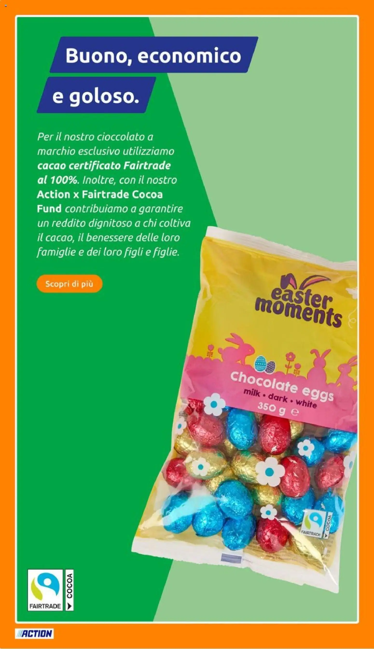 Volantino Action del 01.04.2026 | Pagina: 8 | Prodotti: Cioccolato, Cacao