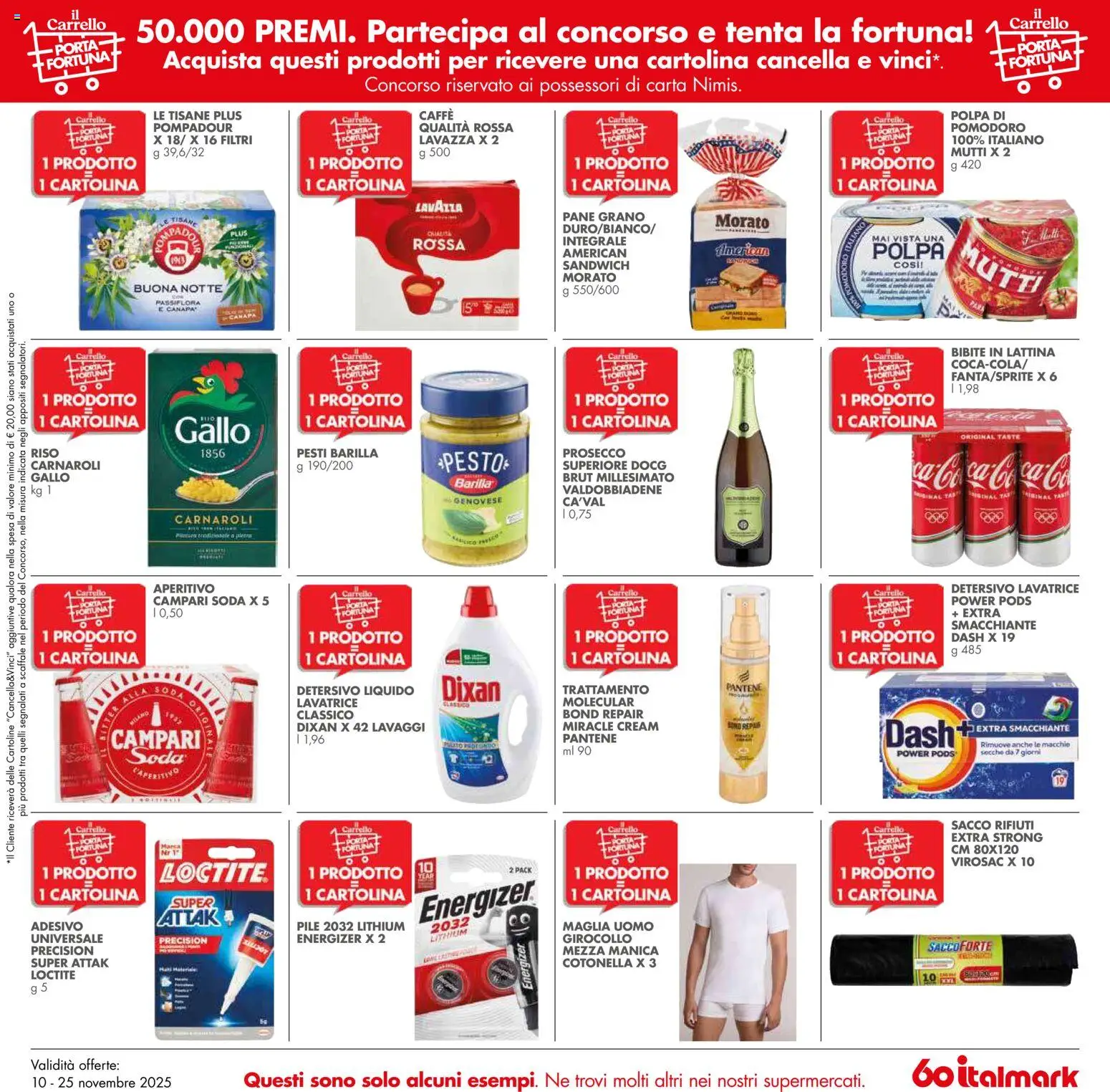 Volantino Italmark del 10.11.2025 | Pagina: 5 | Prodotti: Riso Carnaroli, Caffè, Pomodoro, Bibite
