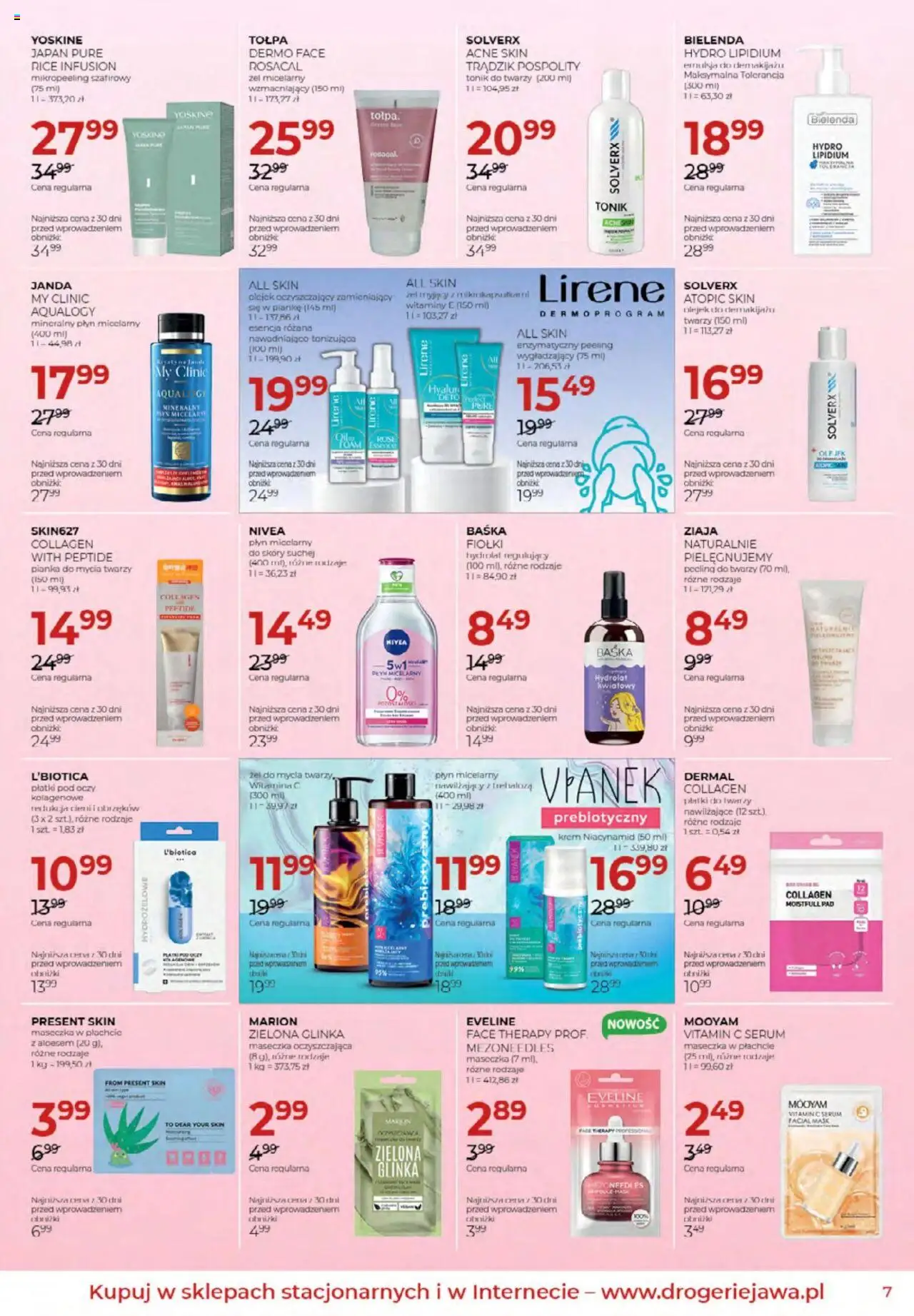 Jawa Gazetka od 03.10.2025 | Strona: 7 | Produkty: Peeling, Tonik, Tonik do twarzy, Hydrolat
