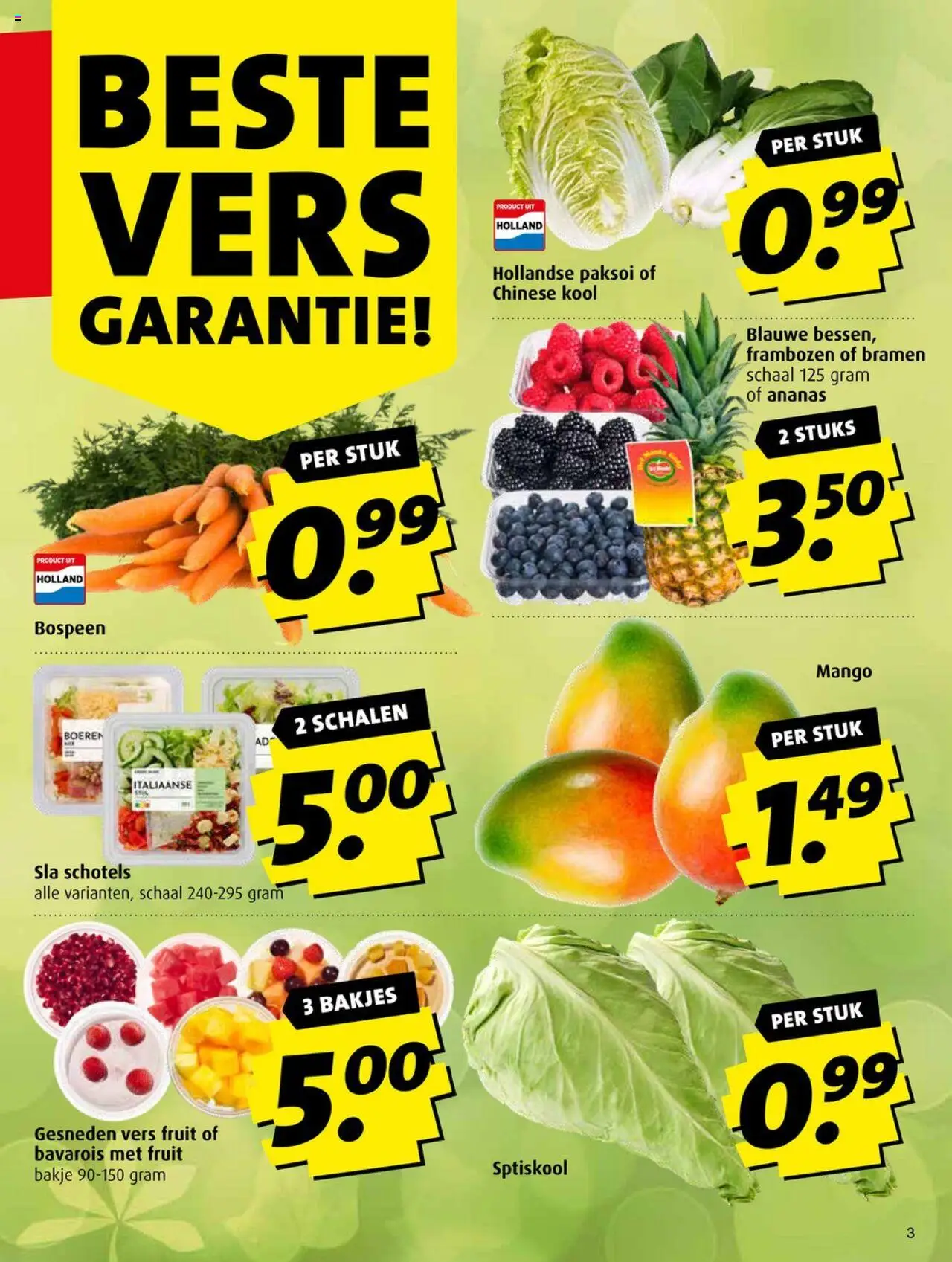  | Pagina: 3 | Producten: Sla, Fruit, Mango, Frambozen