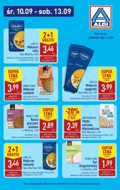 Pogląd oferty "Aldi Gazetka - Promocja suche produkty" - ważna od 10.09.2025