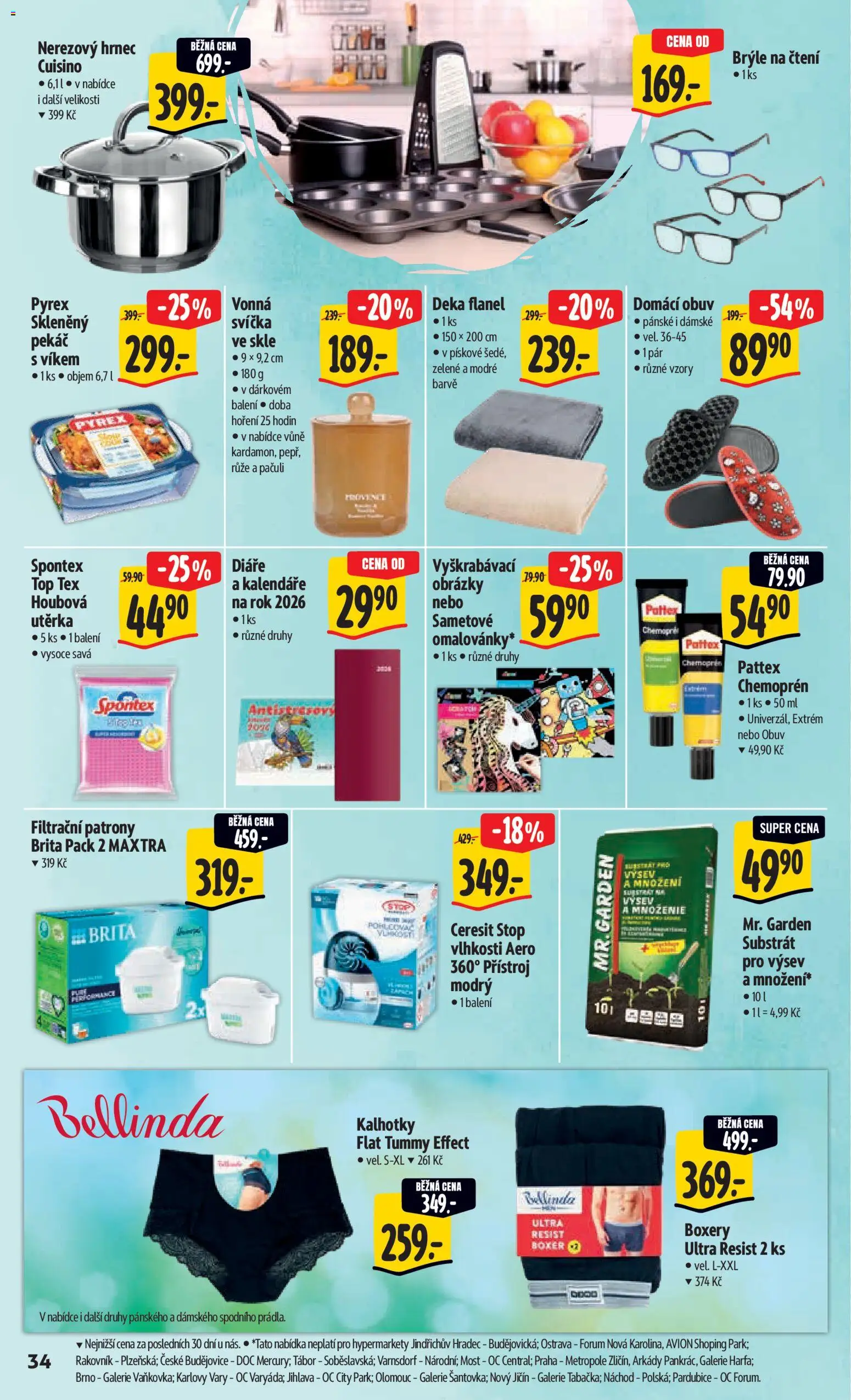 Albert leták - Hypermarket od 21.01.2026 | Strana: 40 | Produkty: Kalhotky, Mošt, Obuv, Deka