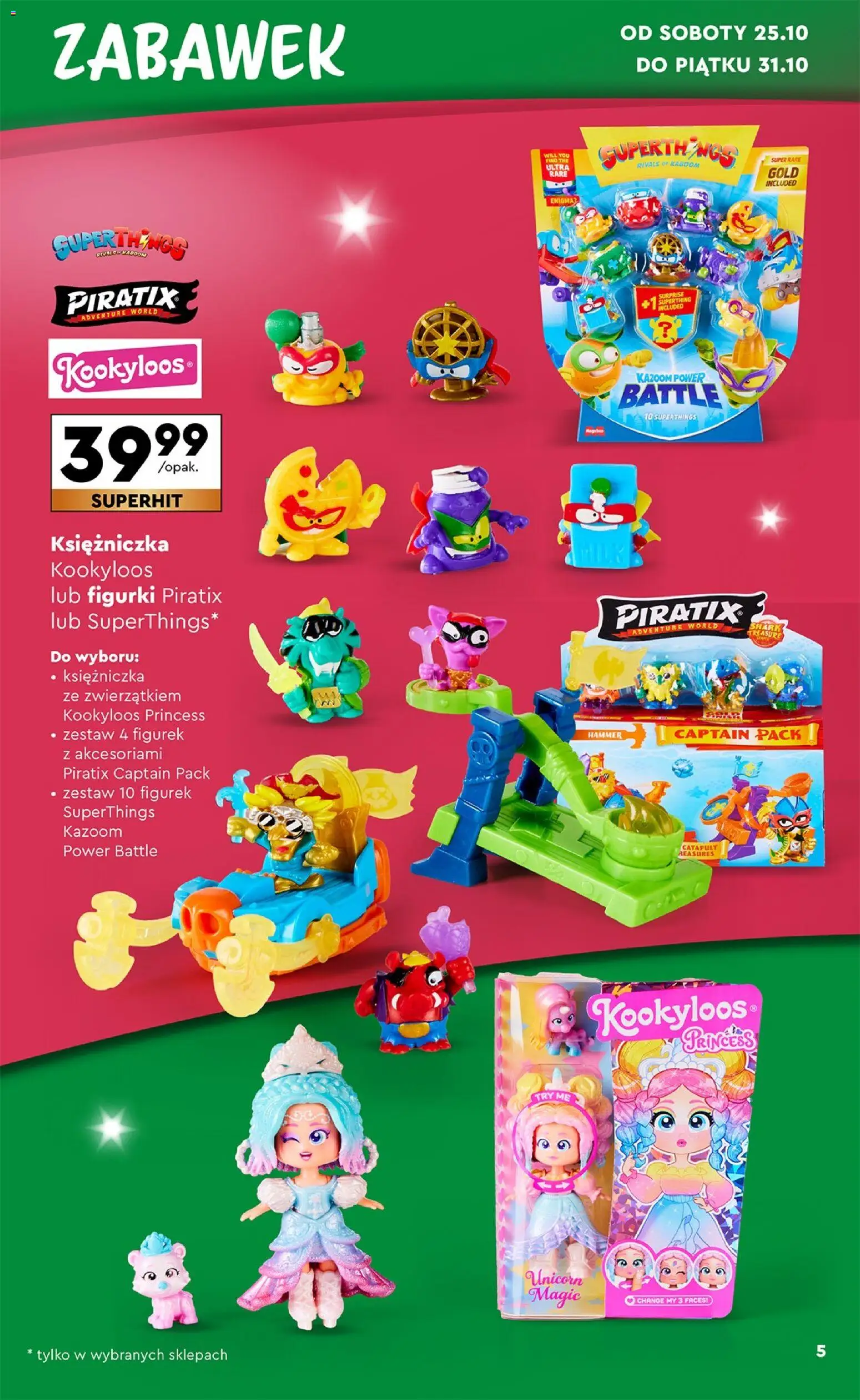 Biedronka Black Friday od 25.10.2025 | Strona: 5 | Produkty: Figurki