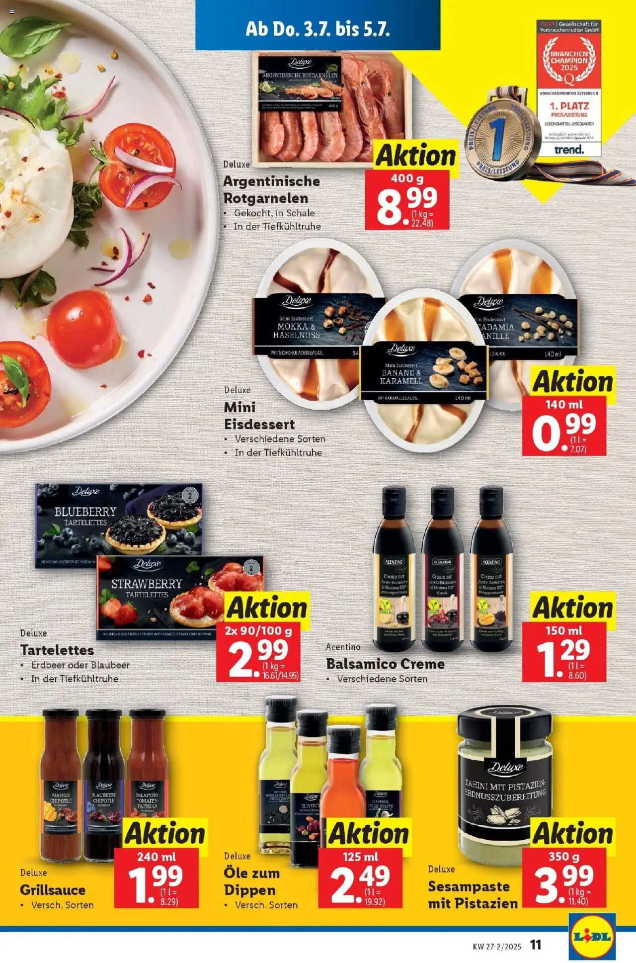 Lidl Flugblatt - Salzburg, Dornbirn, Jenbach gültig ab 02.07.2025 | Seite: 13 | Produkte: Mango, Creme, Tomaten