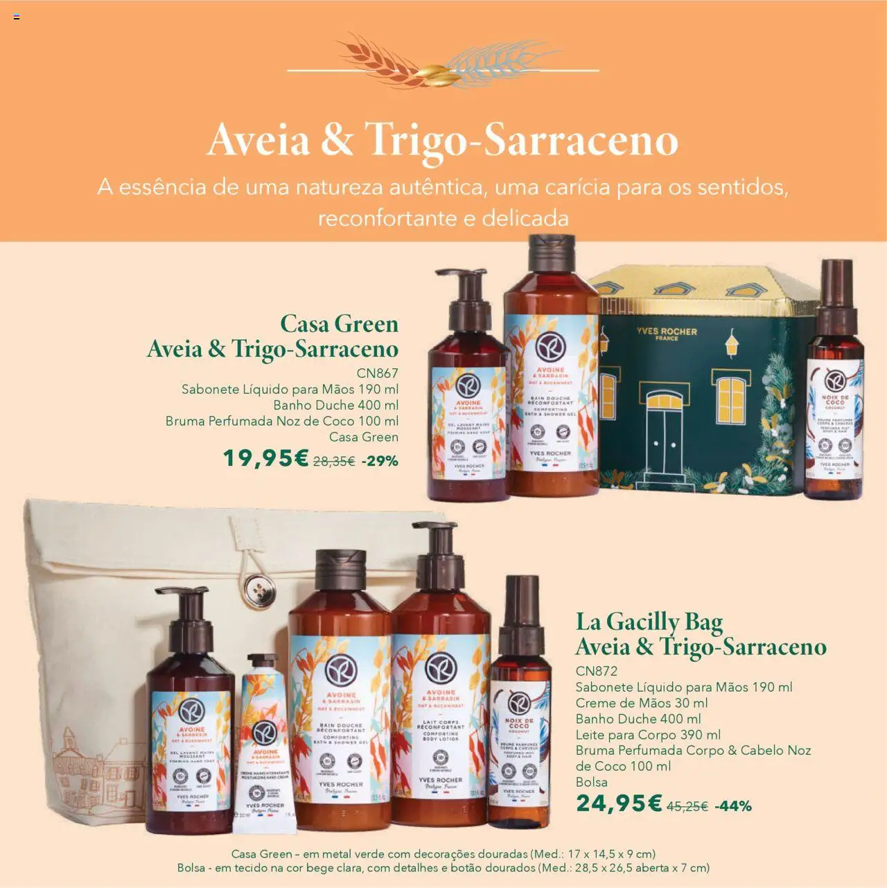 Yves Rocher Natal │ válido de 17.10.2025 | Página: 70 | Produtos: Sabonete líquido, Sabonete, Leite, Banho