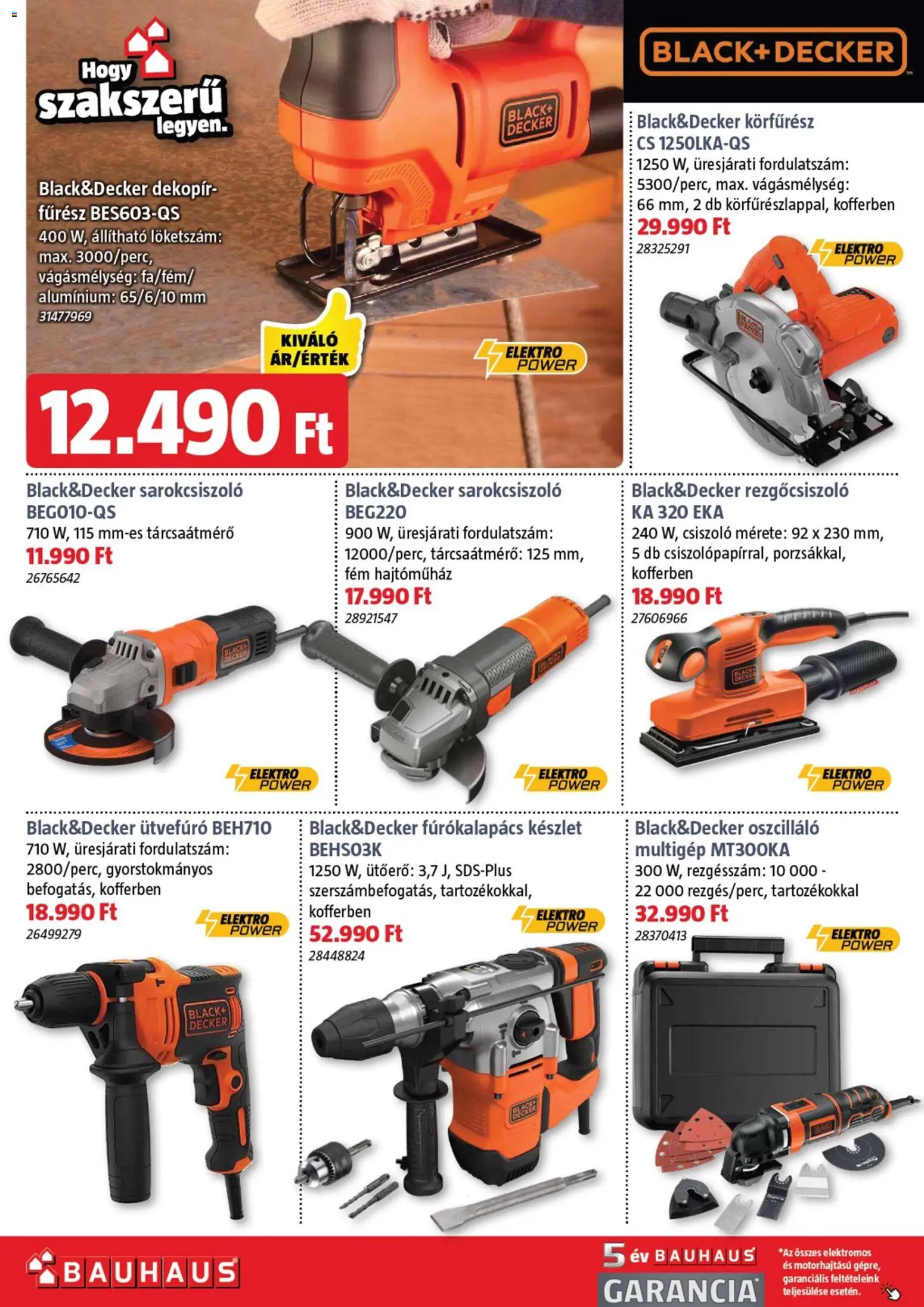 Bauhaus akciós ujság - amely érvényes a következő dátumtól: 04.12.2025 | Oldal: 30