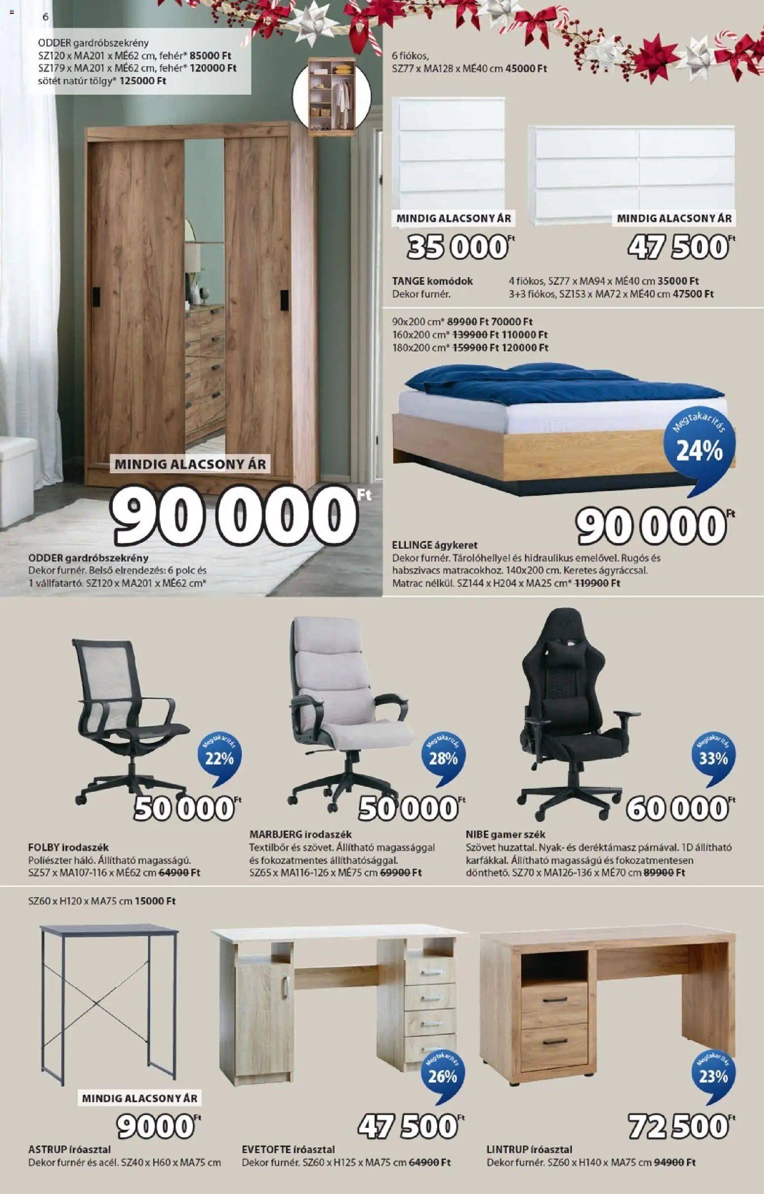 JYSK akciós ujság - amely érvényes a következő dátumtól: 01.12.2025 | Oldal: 6