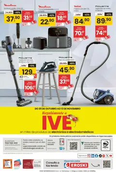 Vista previa Eroski - Black Friday válido desde el 30.10.2025 | Página: 8 | Productos: Escoba, Bolsa, Plancha, Aspirador