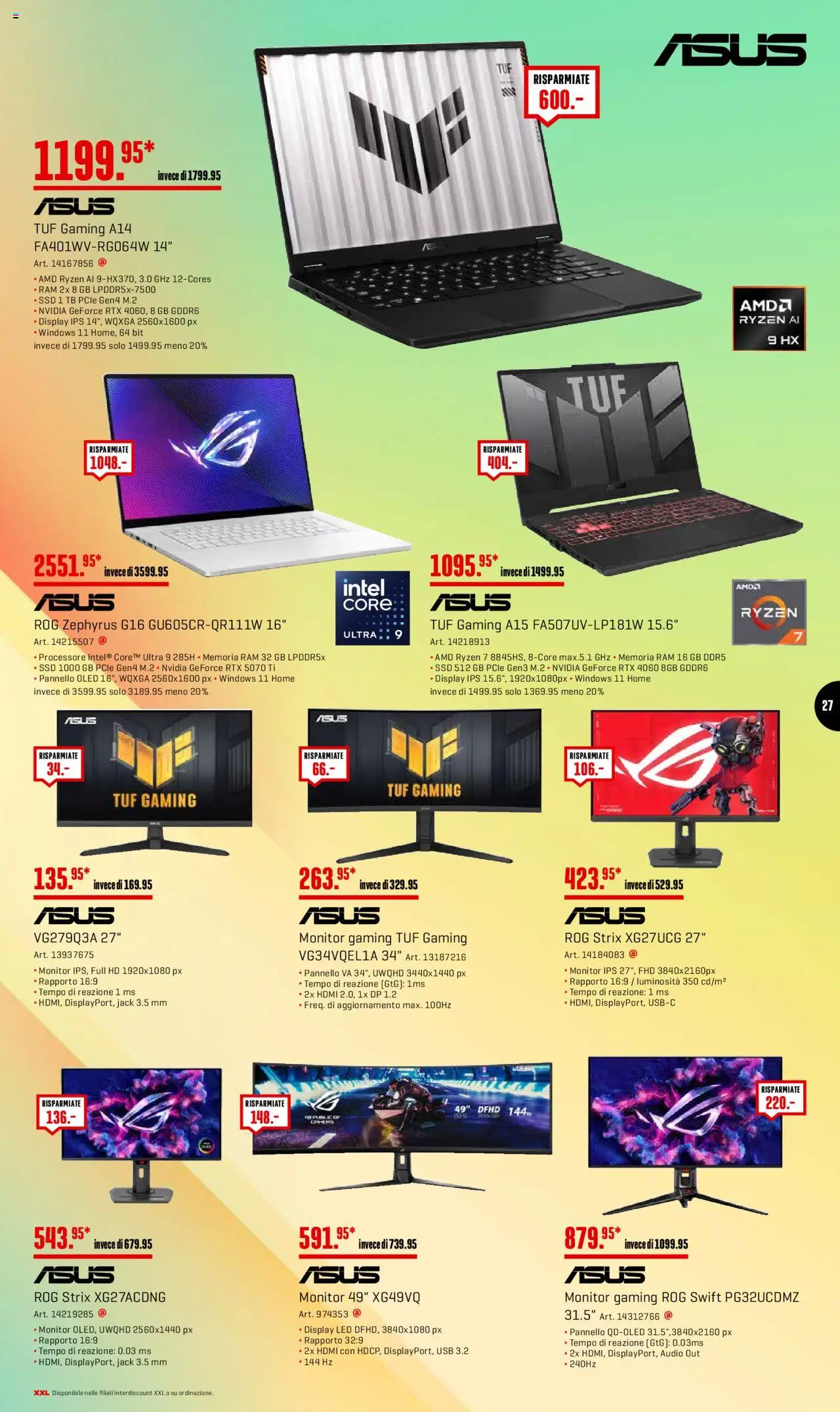 Interdiscount Aktionen Brand Love IT – gültig ab 08.09.2025 | Seite: 27 | Produkte: Audio, Monitor, Usb