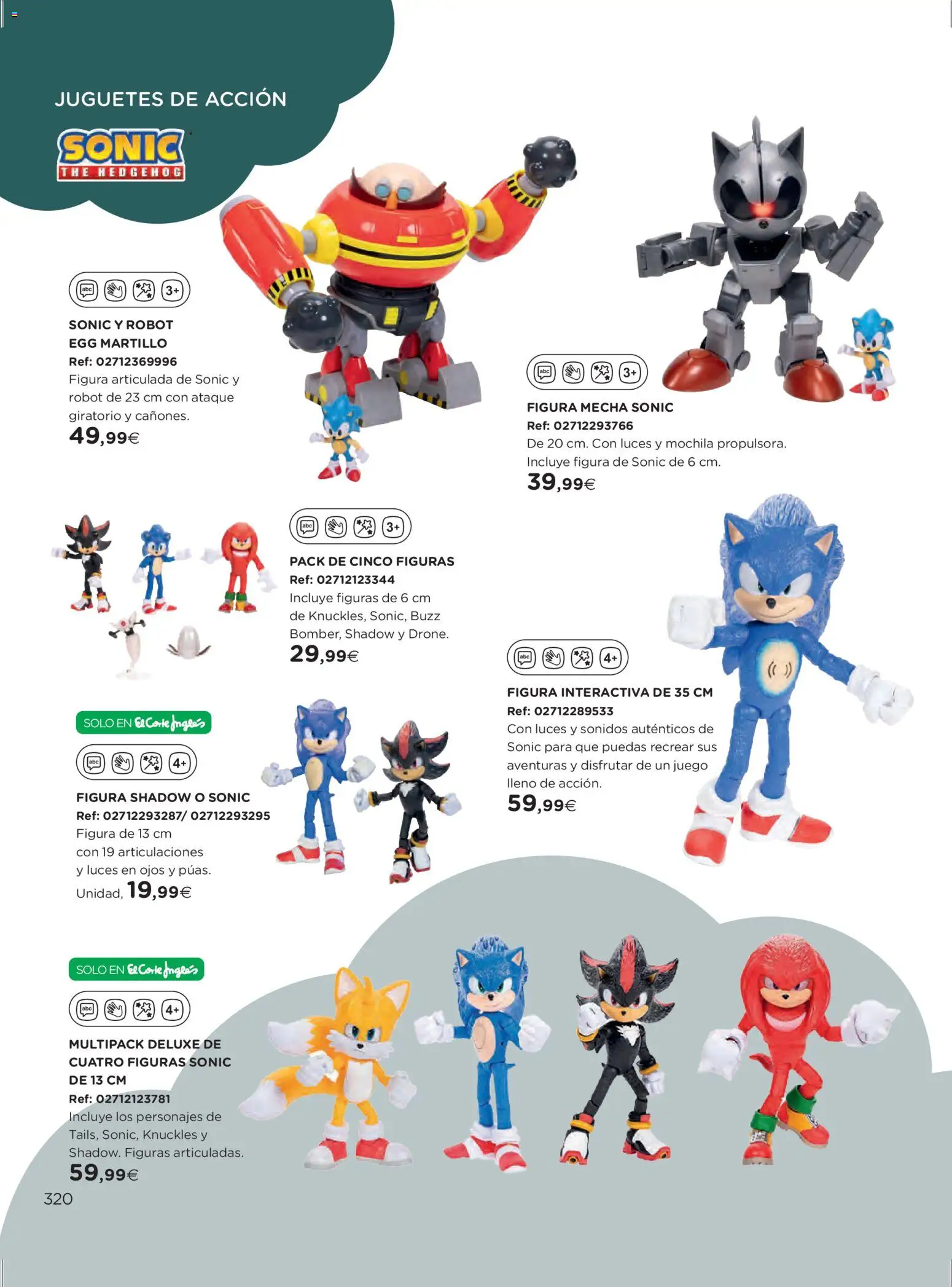 El Corte Inglés ofertas │ válido desde el 27.10.2025 | Página: 320 | Productos: Mochila, Juguetes, Robot