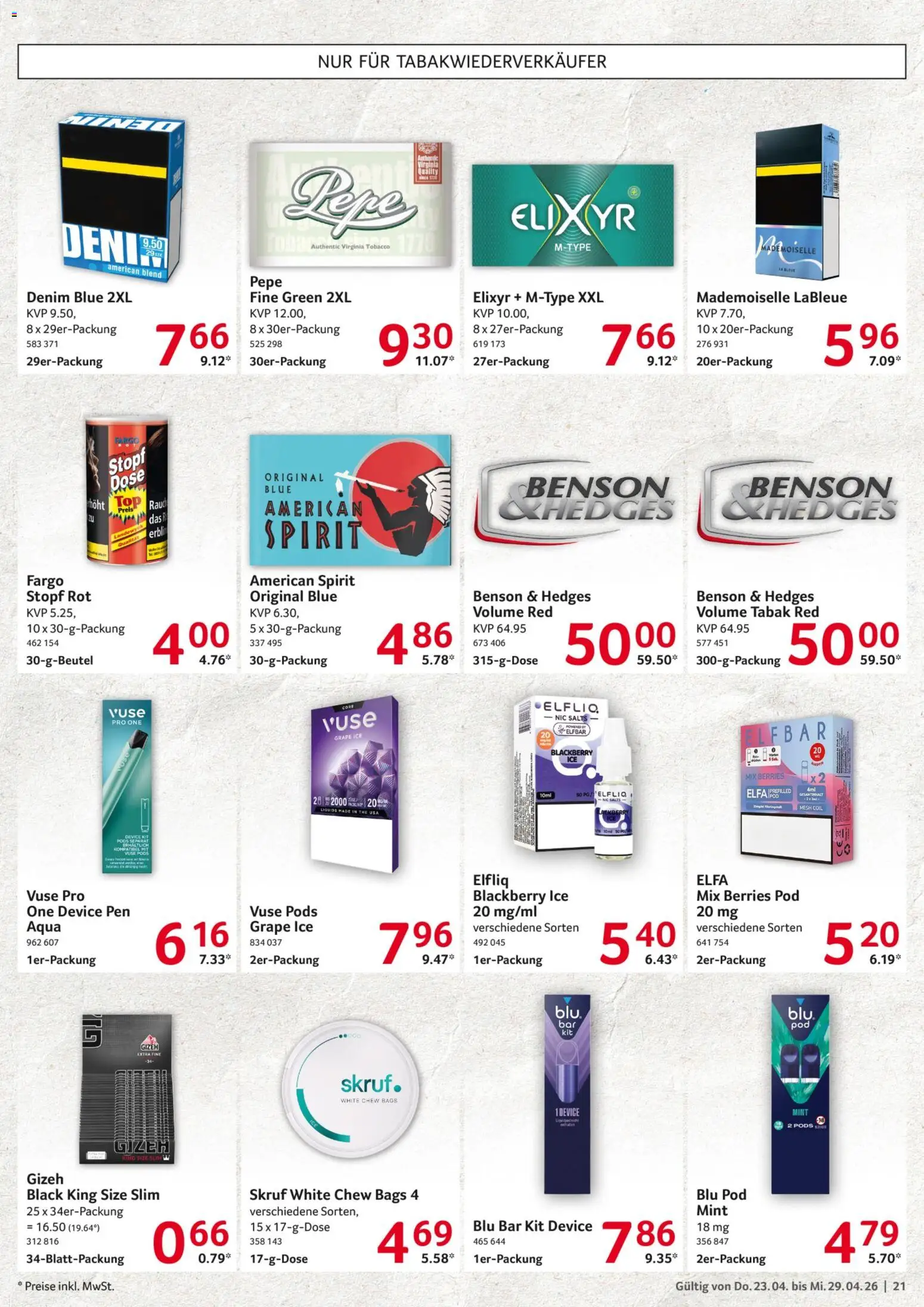 Selgros Prospekt 	 – gültig ab 23.04.2026 | Seite: 21