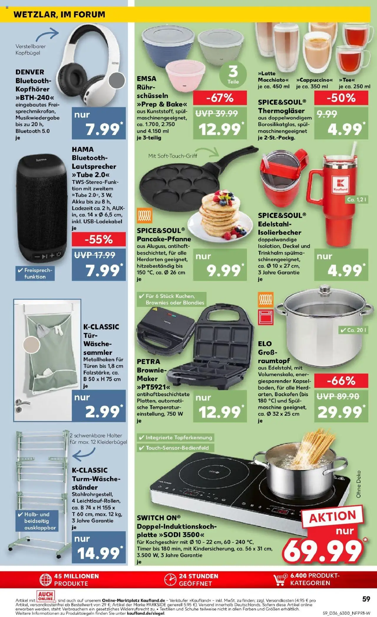 Kaufland prospekt Wetzlar	 – gültig ab 07.09.2025 | Seite: 59 | Produkte: Lautsprecher, Herd, Kleiderbügel, Backofen