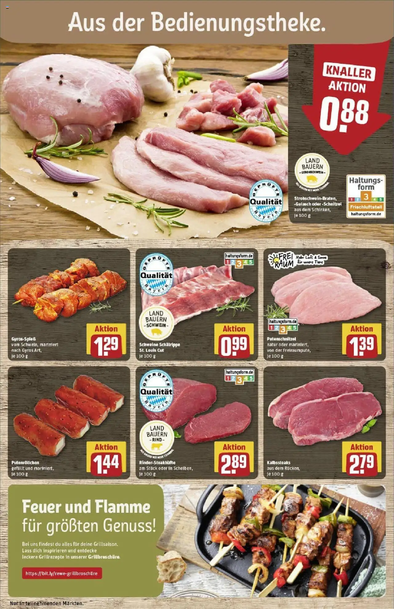 Rewe prospekt Traunreut	 - gültig ab dem 06.07.2025 | Seite: 10 | Produkte: Schnitzel, Gyros, Putenschnitzel, Steak