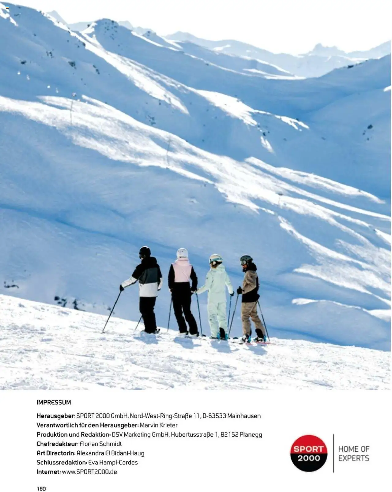 Sport2000 Prospekt Home of Schnee erleben – gültig ab 23.09.2025 | Seite: 180