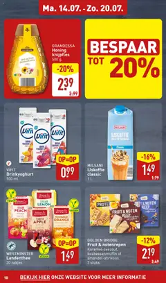  | Pagina: 10 | Producten: Yoghurt, Fruit, Ijskoffie, Bosbessen