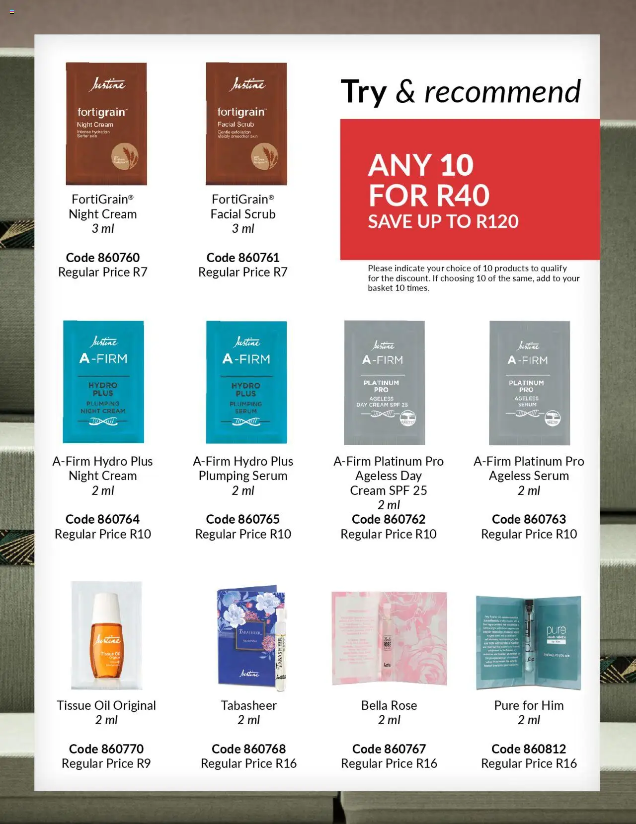 New Justine catalogue – valid from 17.10.2025 | Page: 7 | Products: Tissue oil, Oil, Night cream, Day cream
