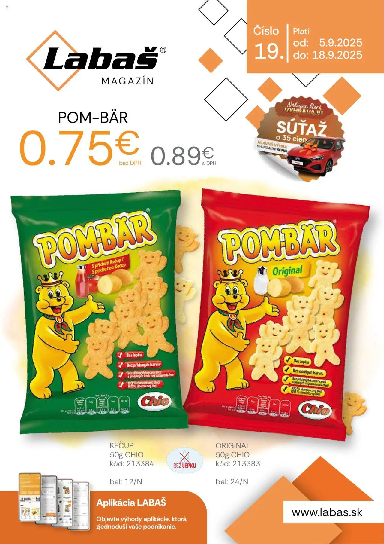 Nové Labaš akcie – leták je platný od 05.09.2025 | Strana: 1 | Produkty: Kečup
