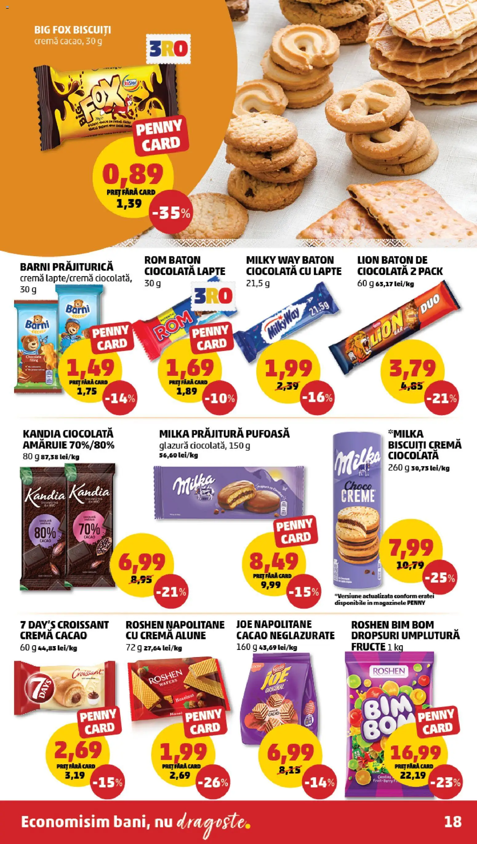 Noul catalog PENNY – valabil de la 19.11.2025 | Pagină: 18 | Produse: Alune, Cremă, Biscuiți, Fructe