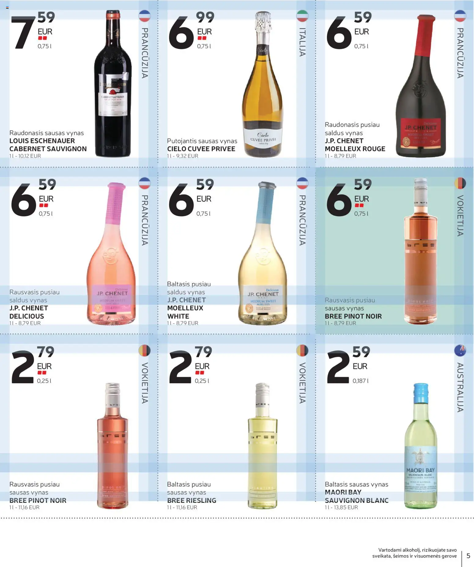 Rimi akcijos nuo 17.03.2026 | Puslapis: 5 | Prekių: Vynas