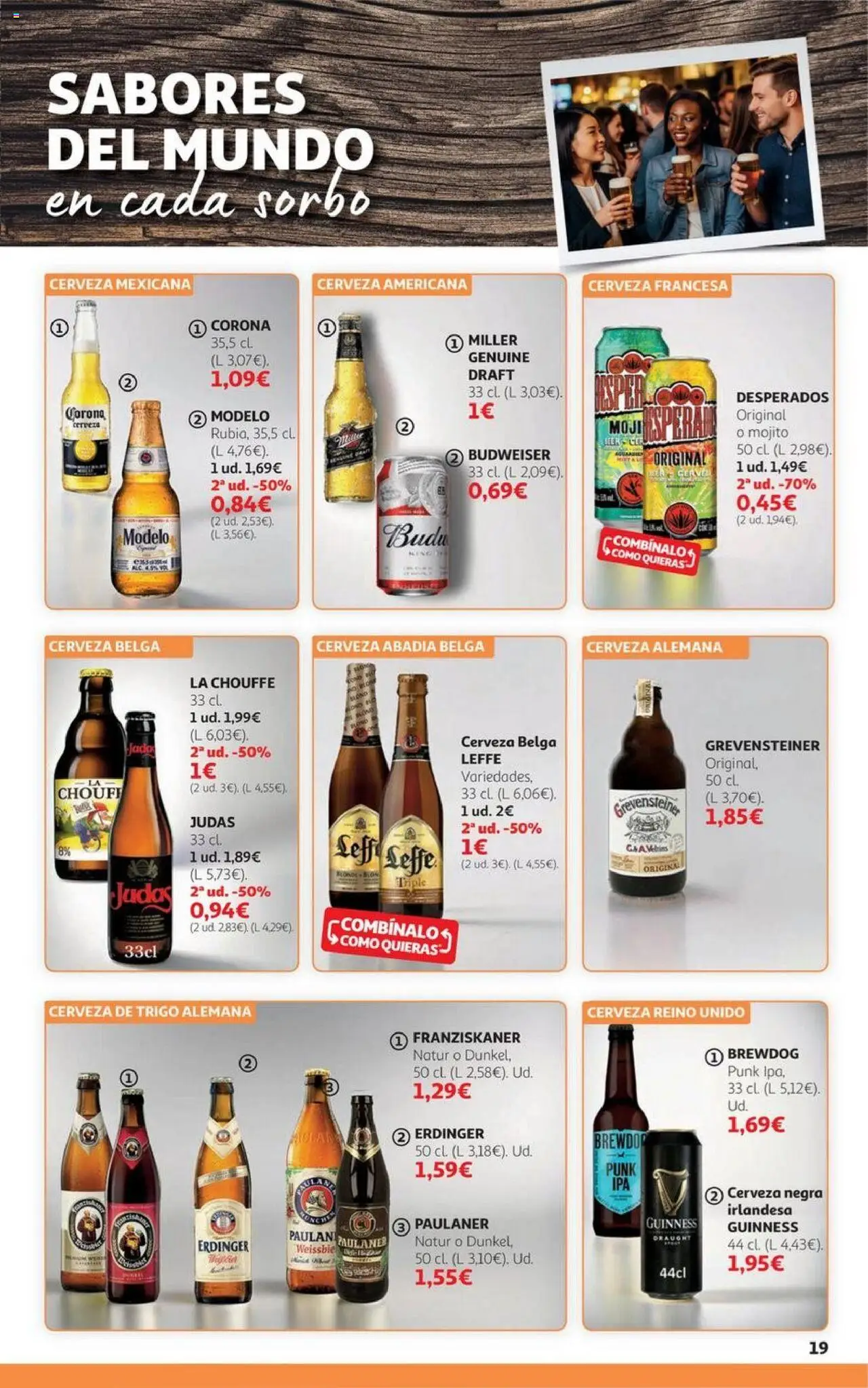 Alcampo - HP Cataluňa │ válido desde el 06.10.2025 | Página: 19 | Productos: Cerveza, Παρμεζάνα
