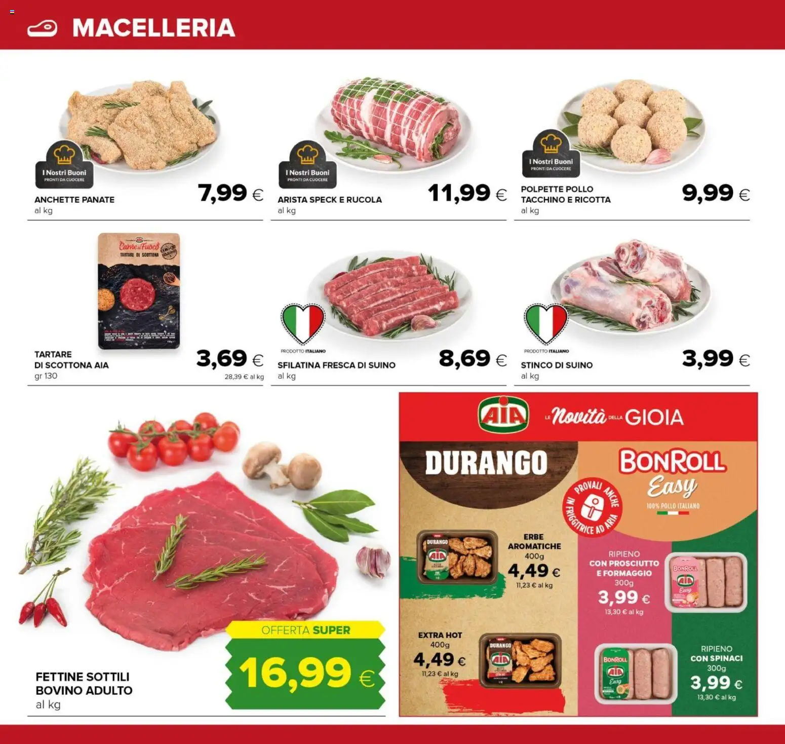 Volantino Oasi del 26.02.2026 | Pagina: 6 | Prodotti: Speck, Bovino, Rucola, Ricotta