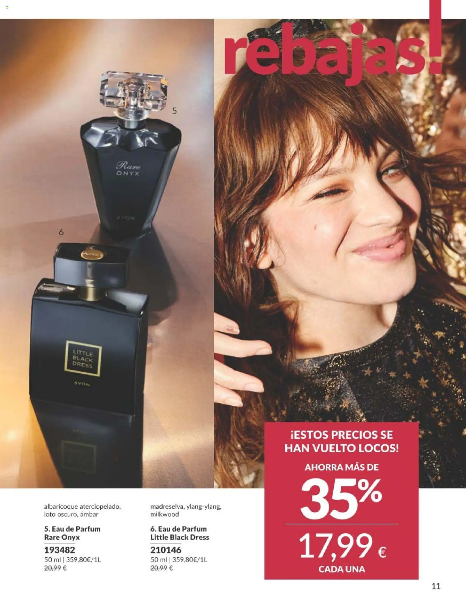 Catálogo AVON campaña 1 │ válido desde el 01.01.2026 | Página: 11 | Productos: Perfume, Αποφλοιωτής σκόρδου, Eau de parfum