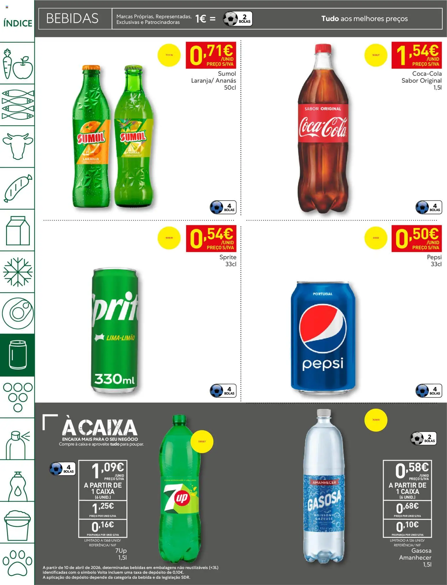 Recheio - Bons Negócios Madeira │ válido de 21.04.2026 | Página: 34 | Produtos: Caixa, Bebida