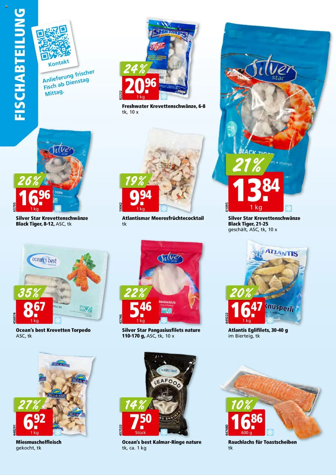 Aligro Aktionen Schlieren, Gossau SG, Frauenfeld, Rapperswil-Jona, Sargans, Bern, Brüttisellen, Pratteln, Emmen, Spreitenbach ab 11.08.2025 | Seite: 4 | Produkte: Fisch