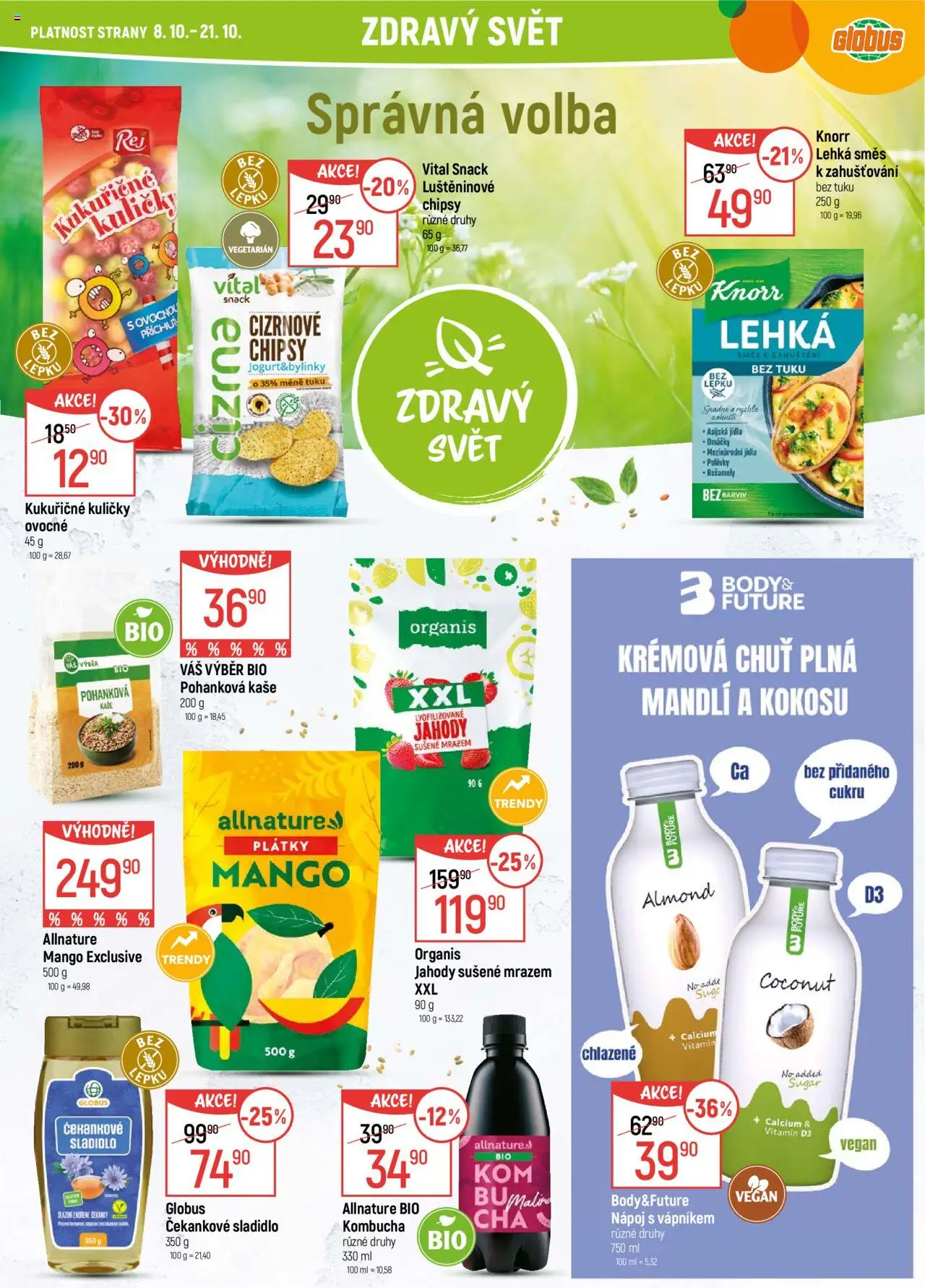 Globus leták - Liberec od 08.10.2025 | Strana: 17 | Produkty: Vegan, Kombucha, Knorr, Kaše