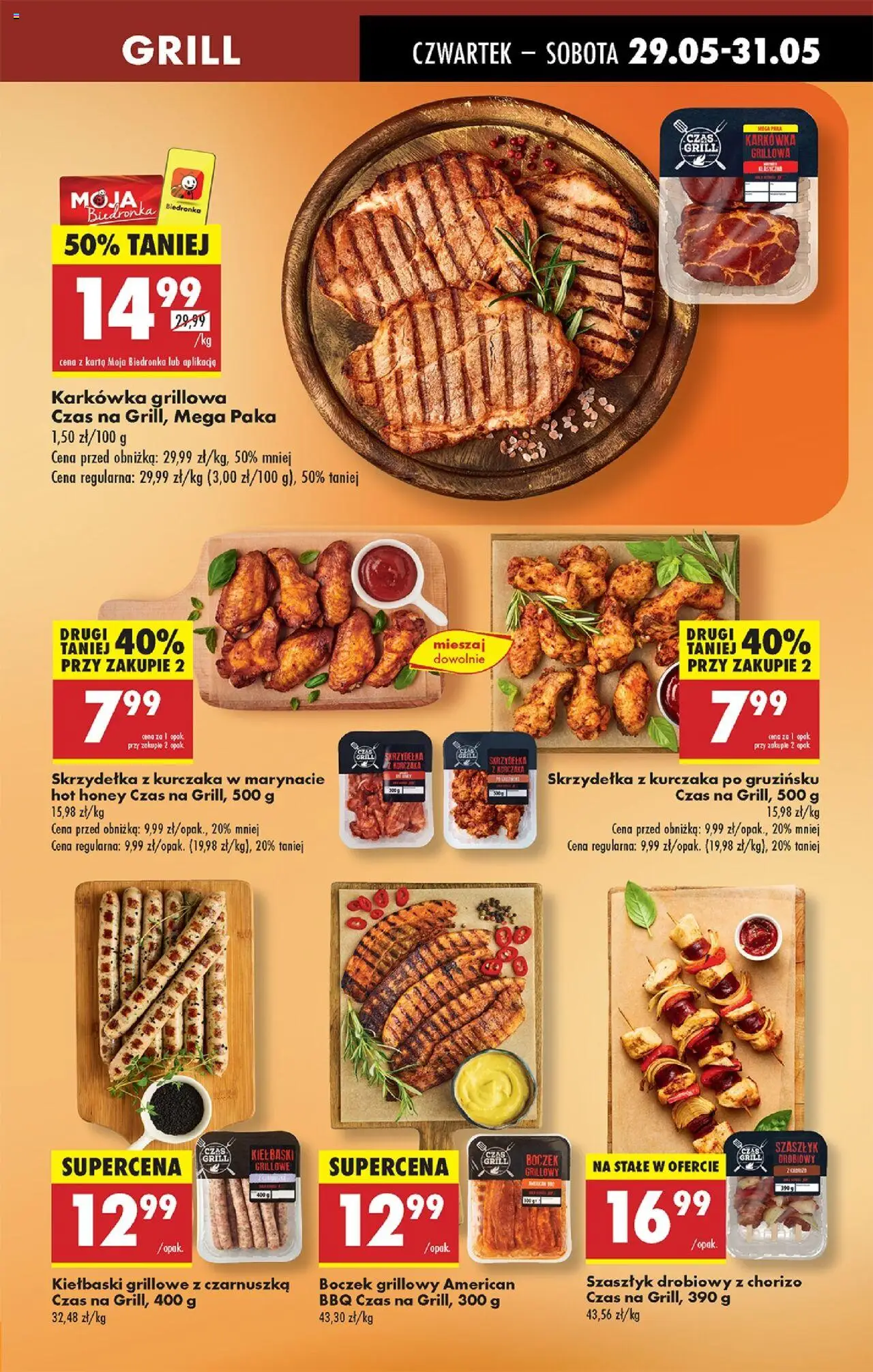 Biedronka gazetka - Oferta W tym tygodniu od 29.05.2025 | Strona: 35 | Produkty: Bez laktozy, Parówki sokoliki, Parówki, Wędliny