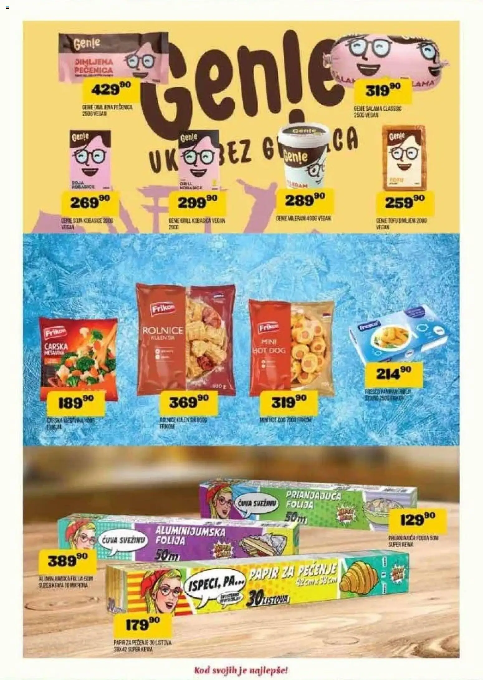 VP Dima katalog - važi od 18.12.2025 | Strana: 3 | Proizvode: Papir za pečenje, Hot dog, Salama, Pečenica